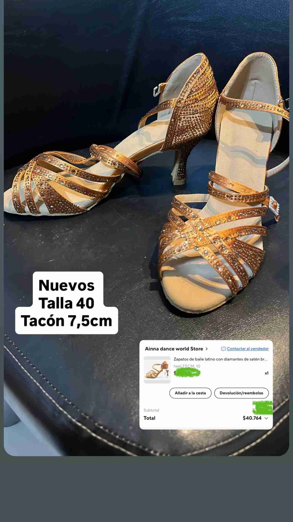Zapatos de baile con cristales - miniatura 2