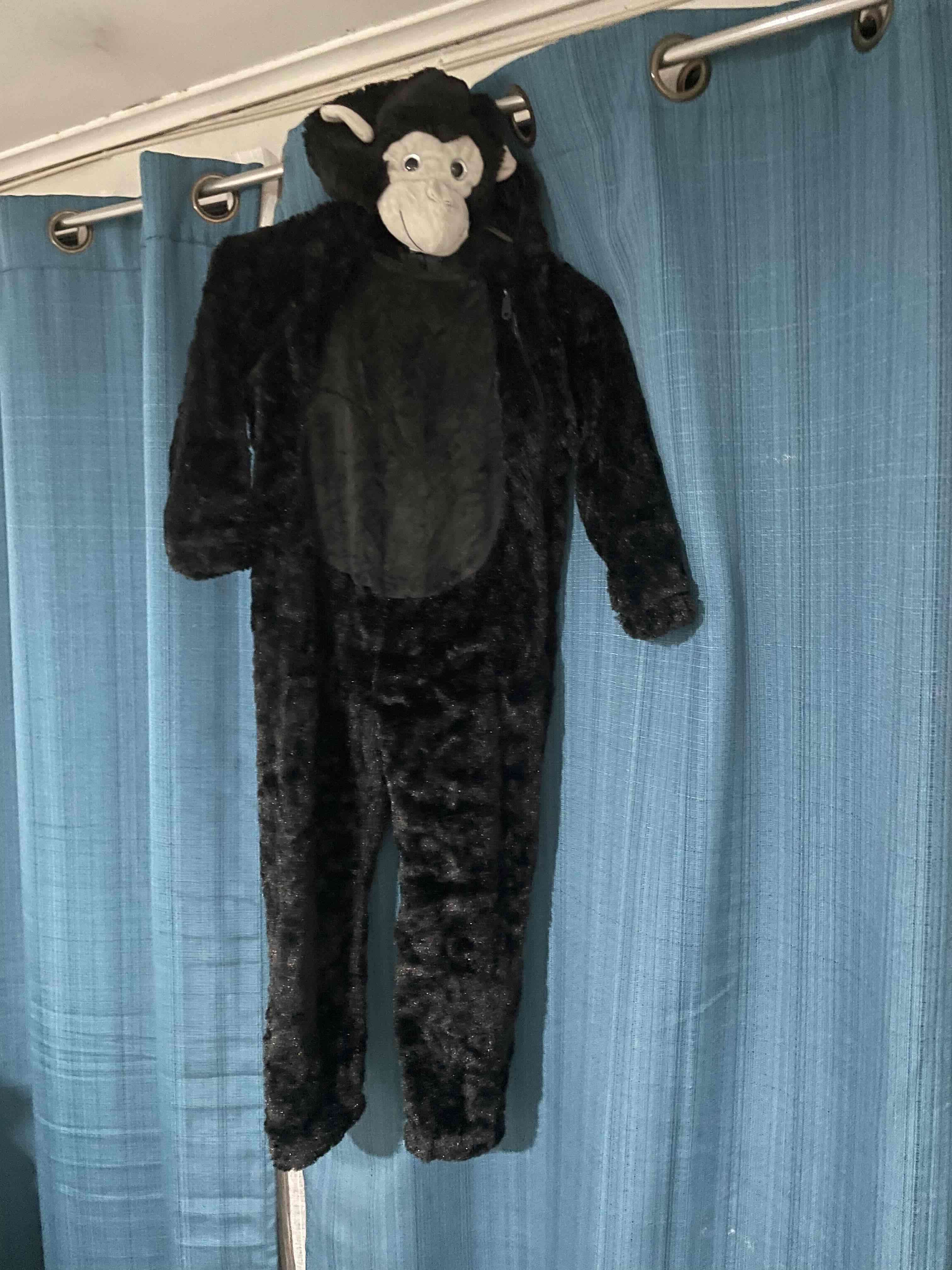Disfraz de mono negro para niños - miniatura 3