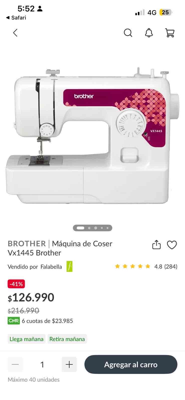 Máquina de coser blanca compacta - miniatura 5