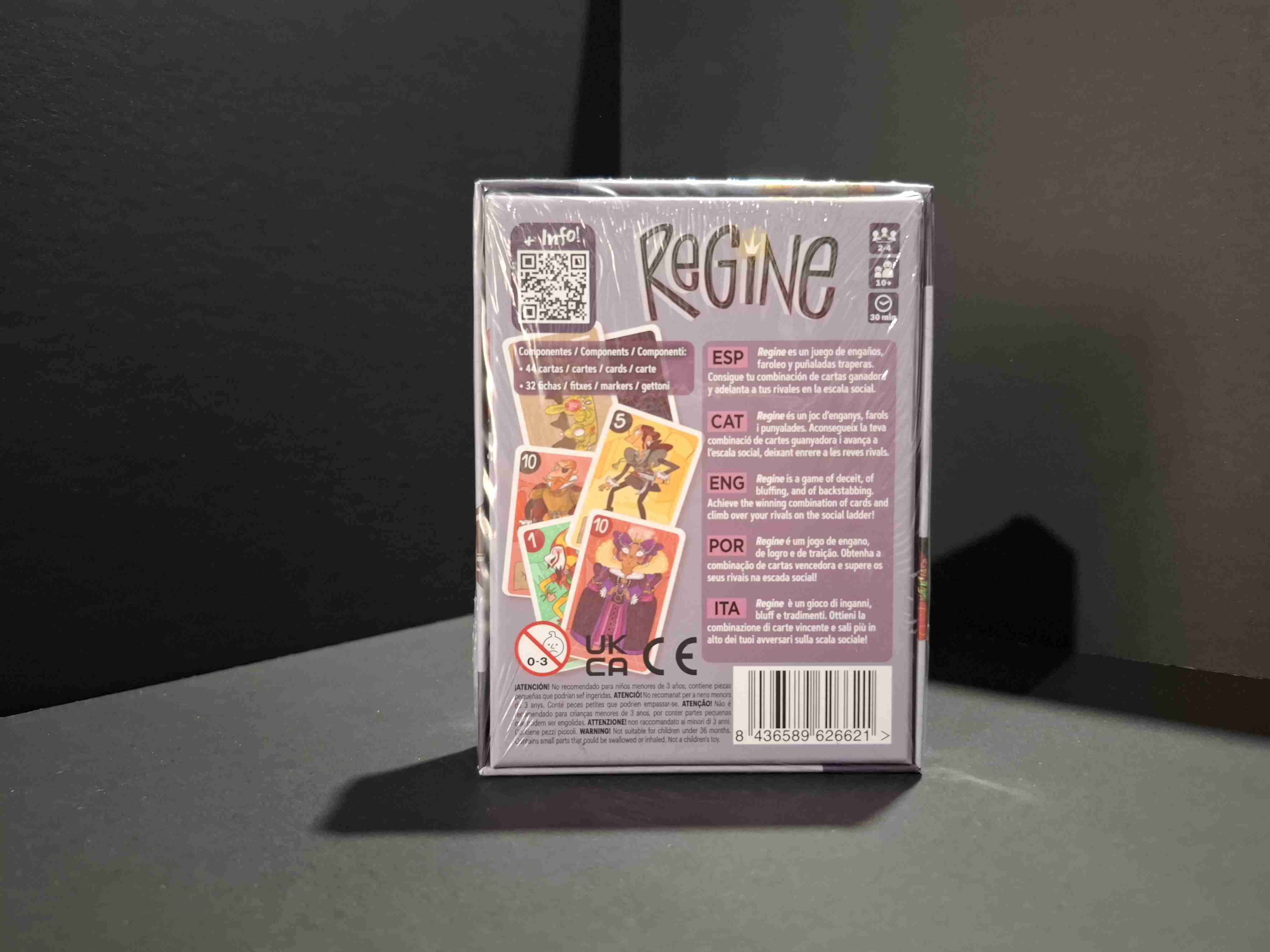 Juego de cartas Regine sellado - miniatura 2