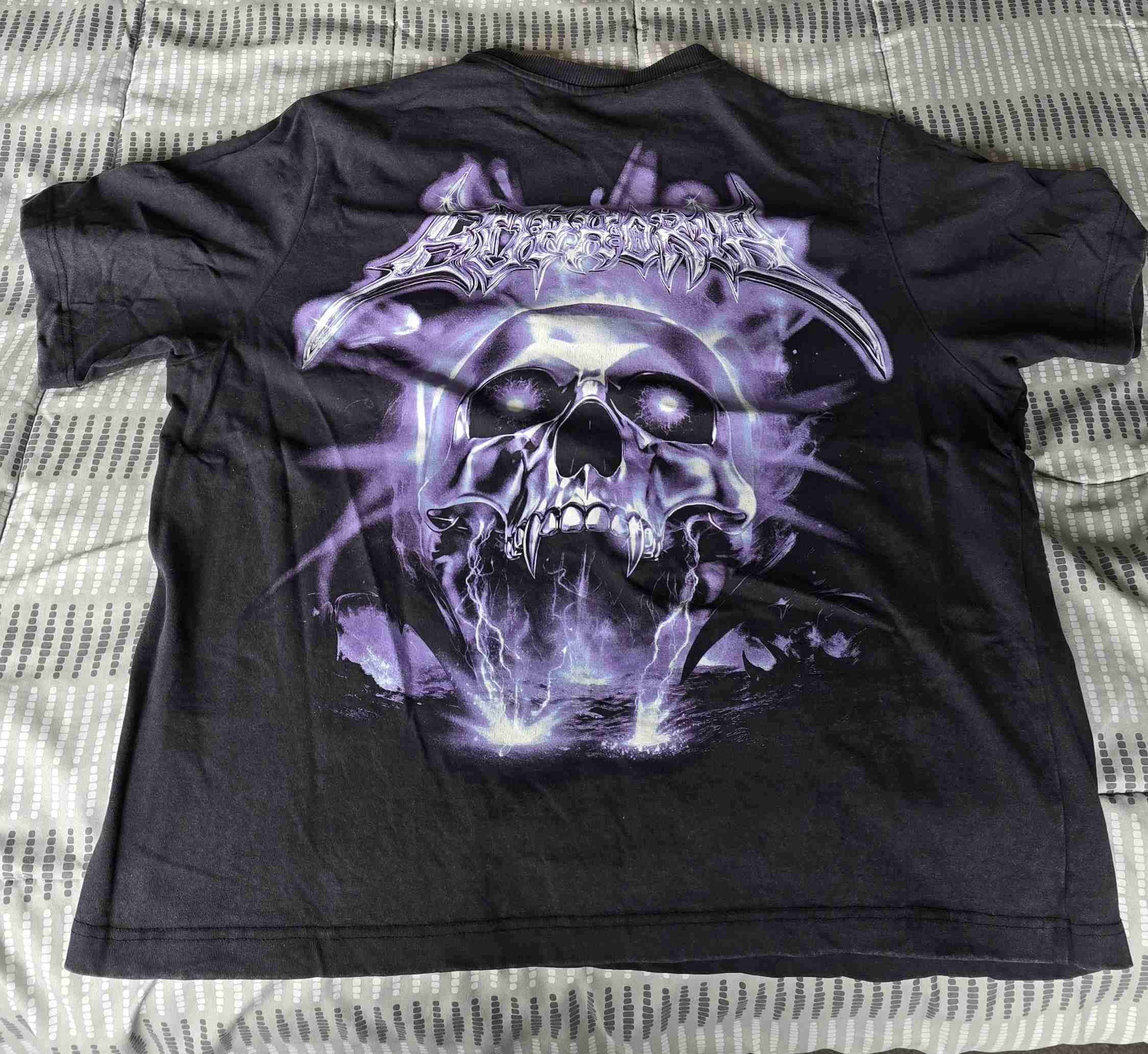 Polera Negra HyM Logo en la espalda - miniatura 2