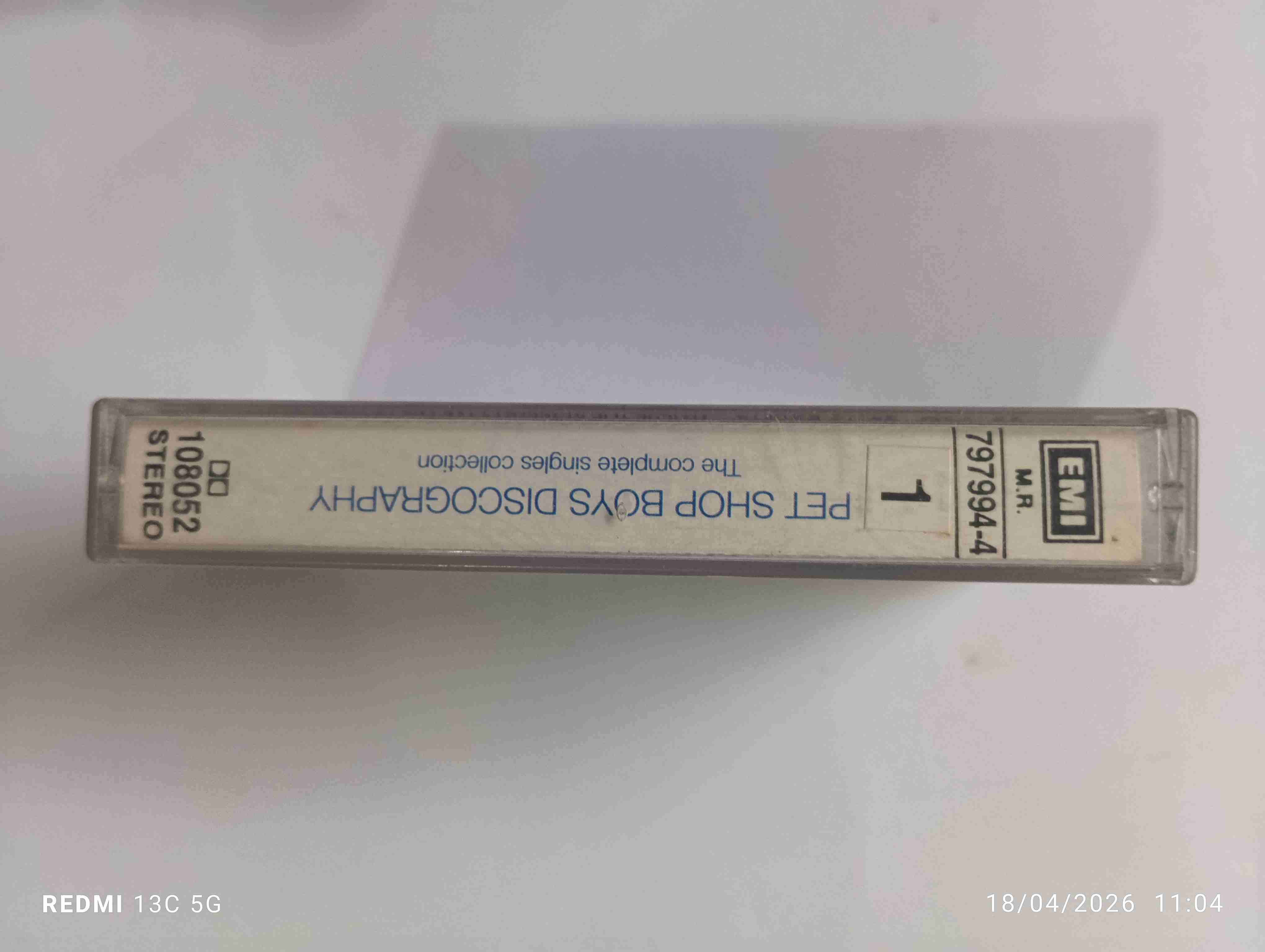 Cassette Pet Shop Boys Discography - miniatura 3