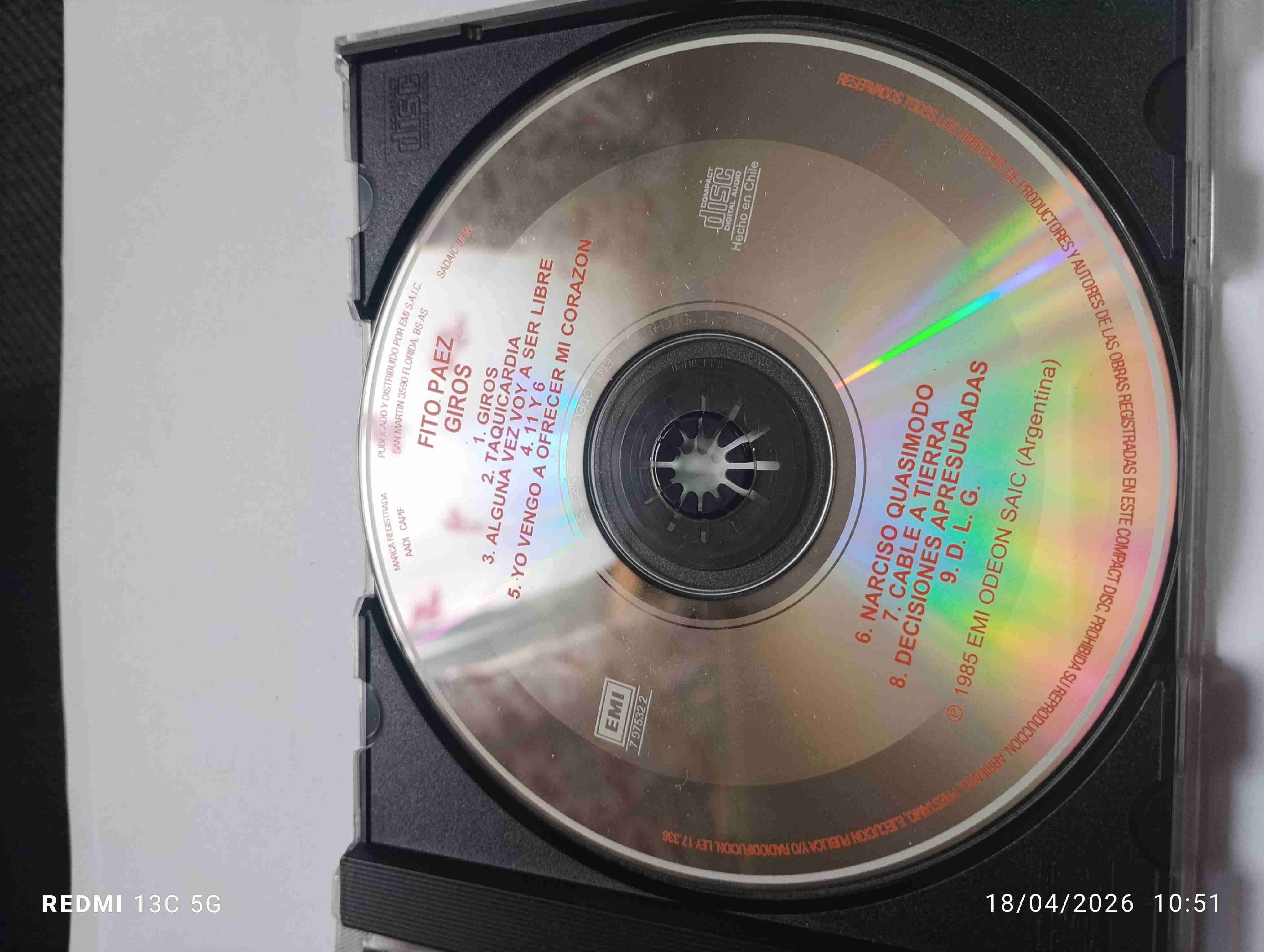 CD Fito Paez Giros - miniatura 2