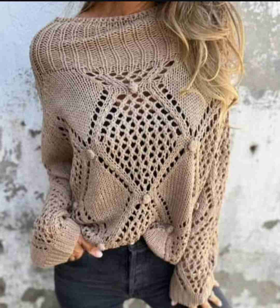 Suéter calado - miniatura 2