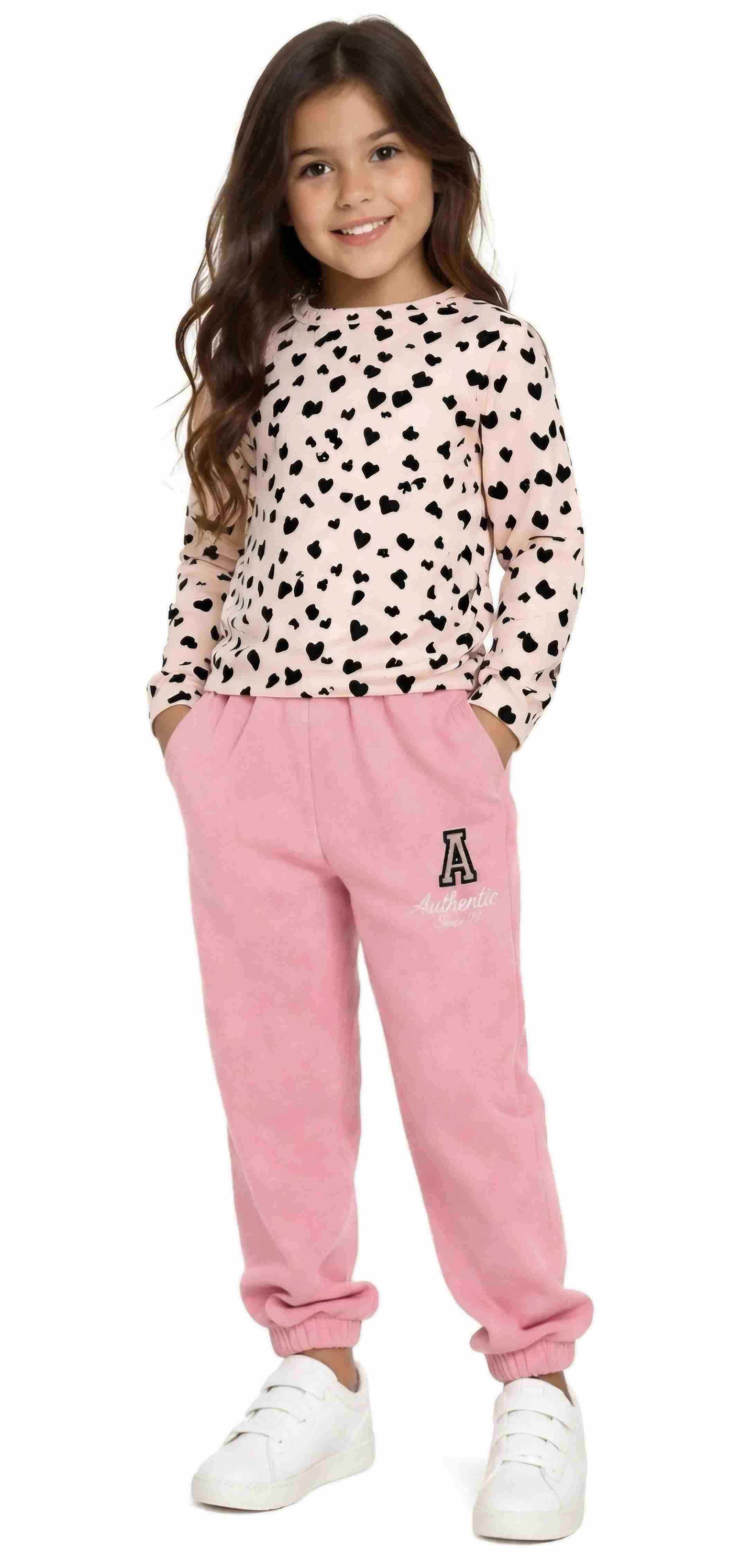 Polera manga larga corazones - miniatura 2