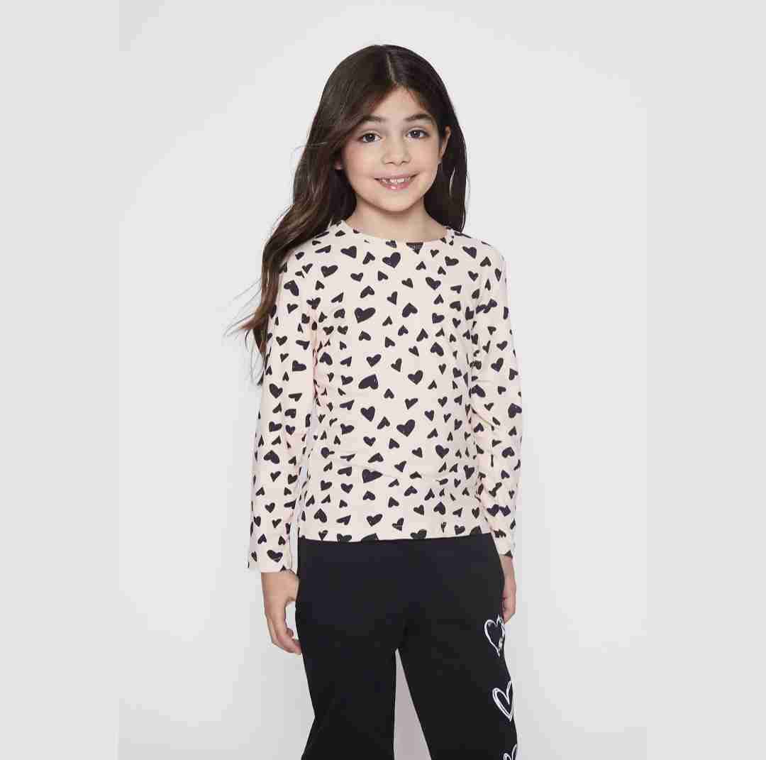 Polera manga larga corazones - miniatura 5