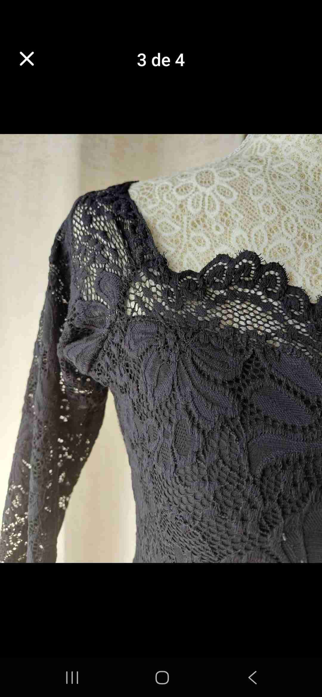 Vestido con encaje elegante - miniatura 2