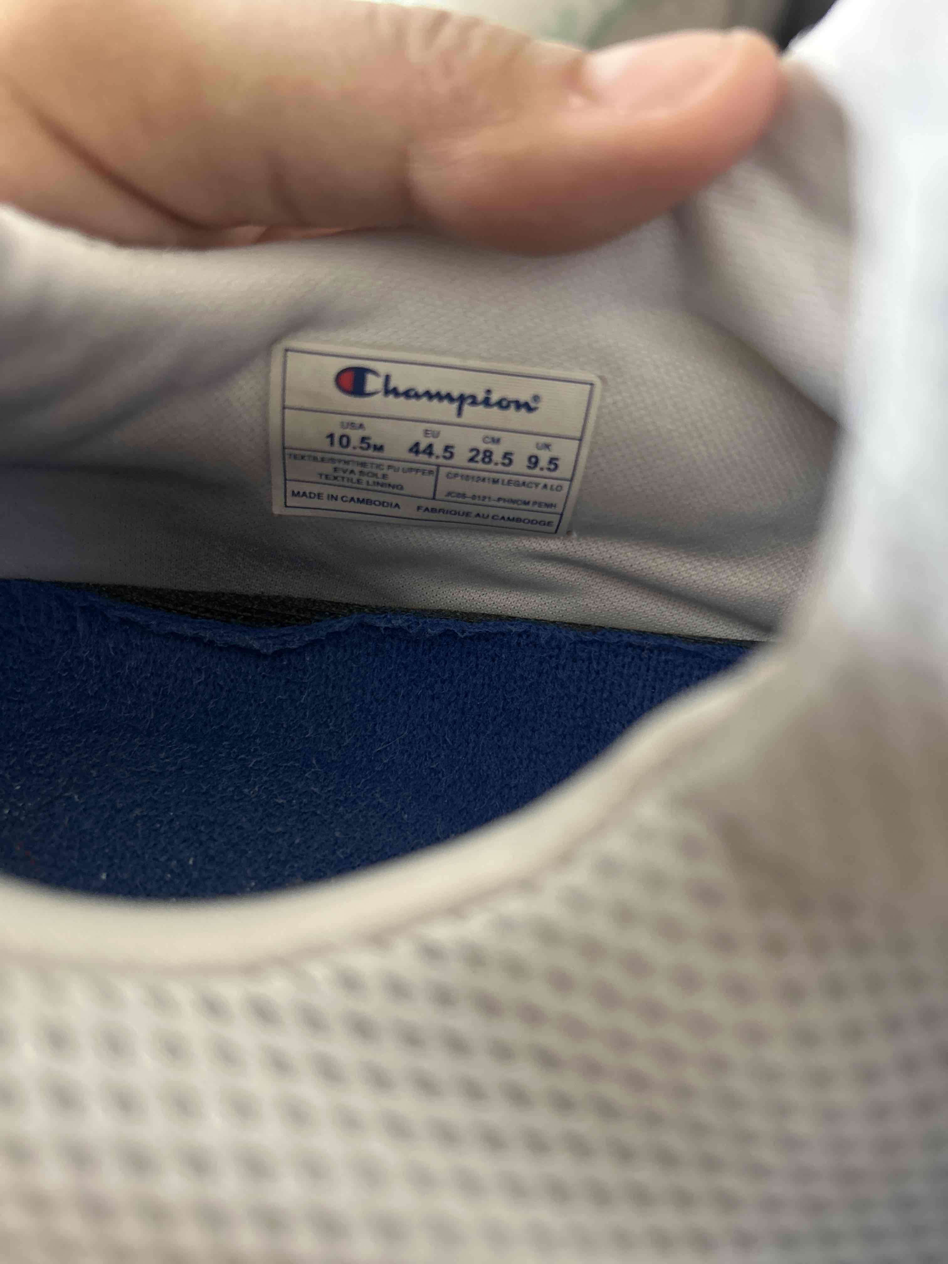 Zapatillas talla US 10.5 Champion blancas - miniatura 3