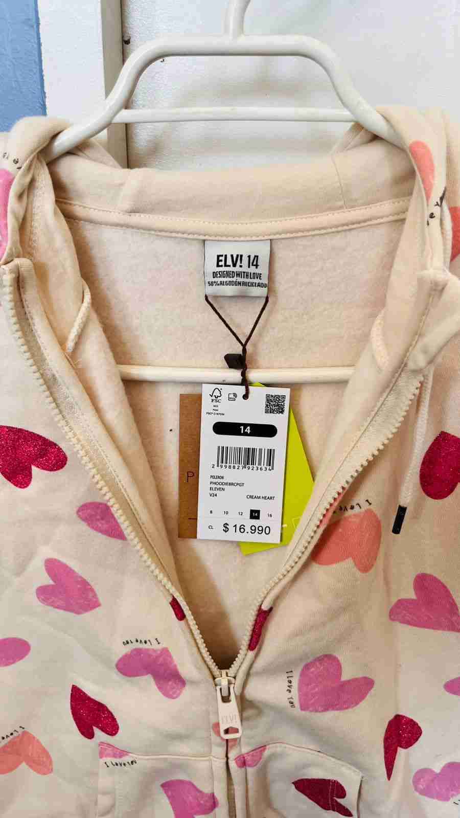 Polerón con capucha corazón - miniatura 2