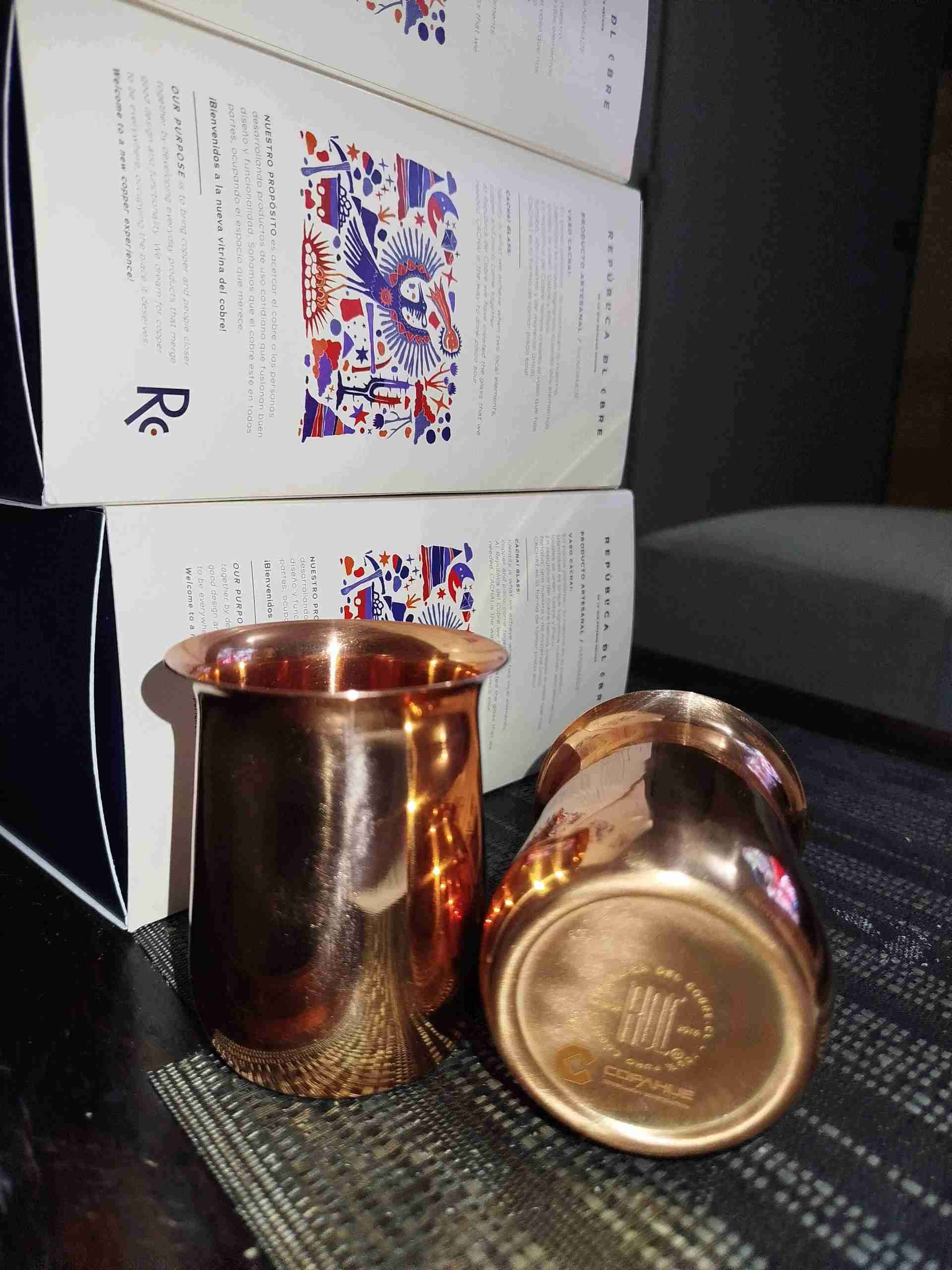 Vaso 100% cobre chileno - miniatura 1