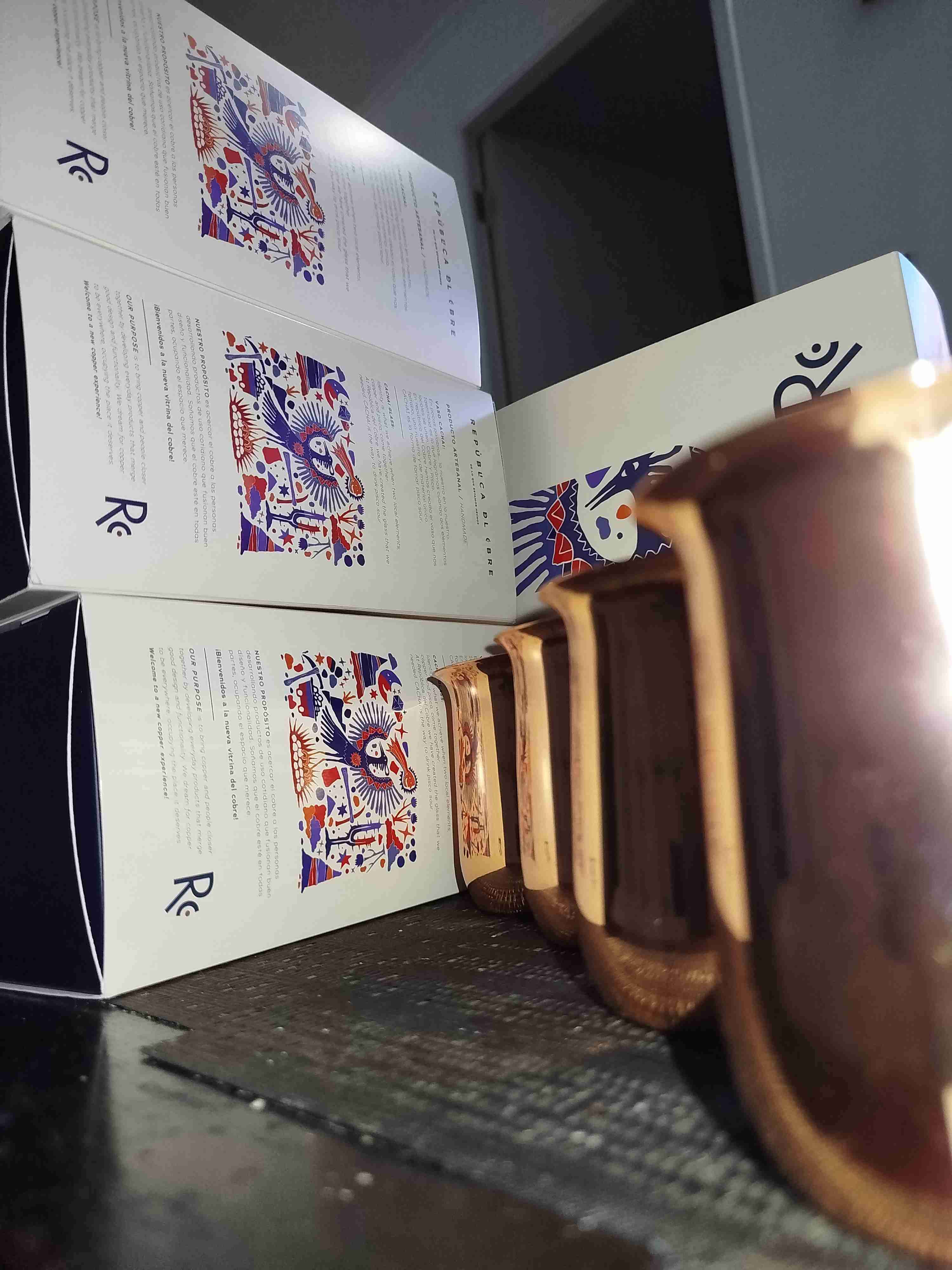 Vaso 100% cobre chileno - miniatura 3