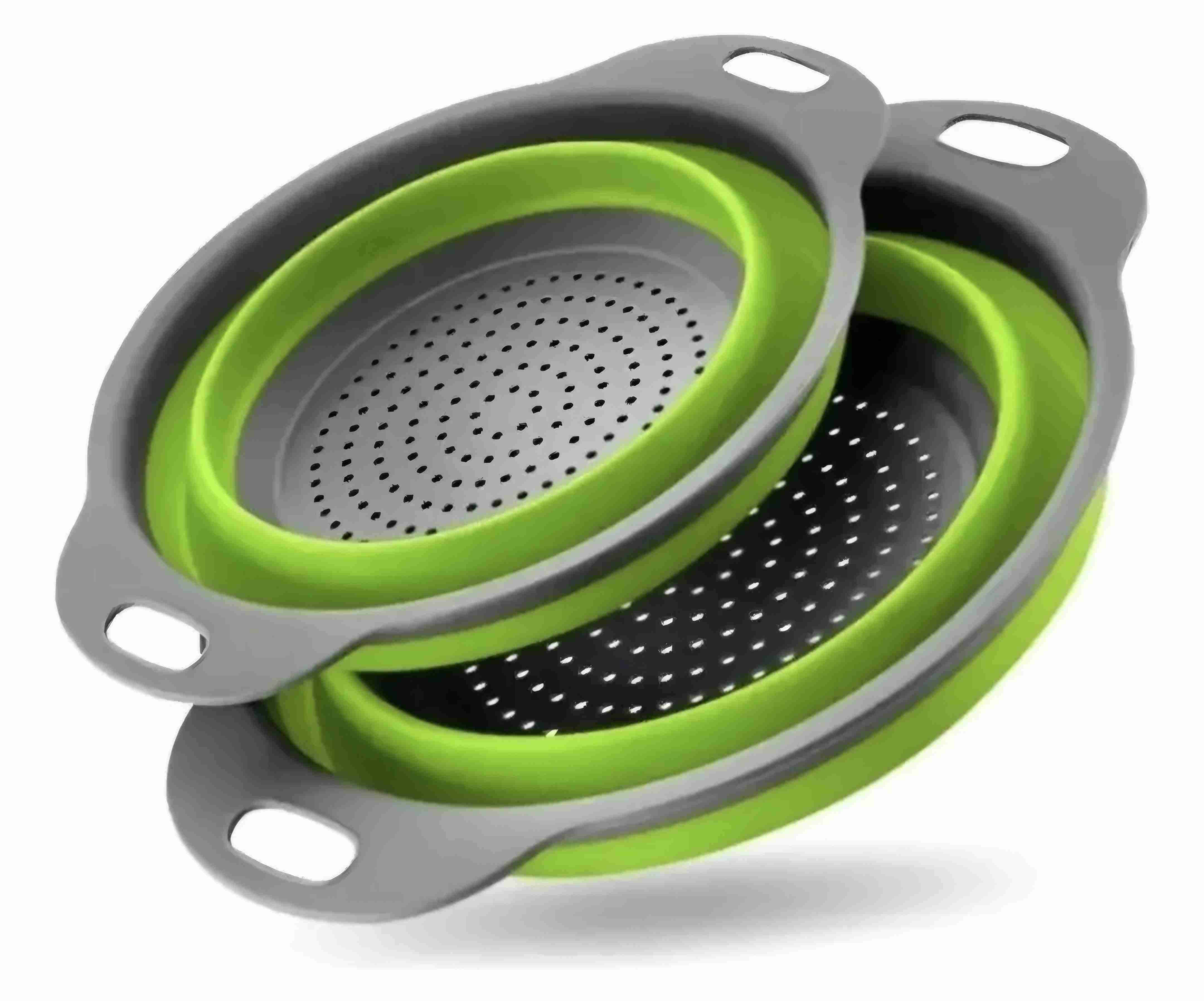 Colador colapsable verde - miniatura 4
