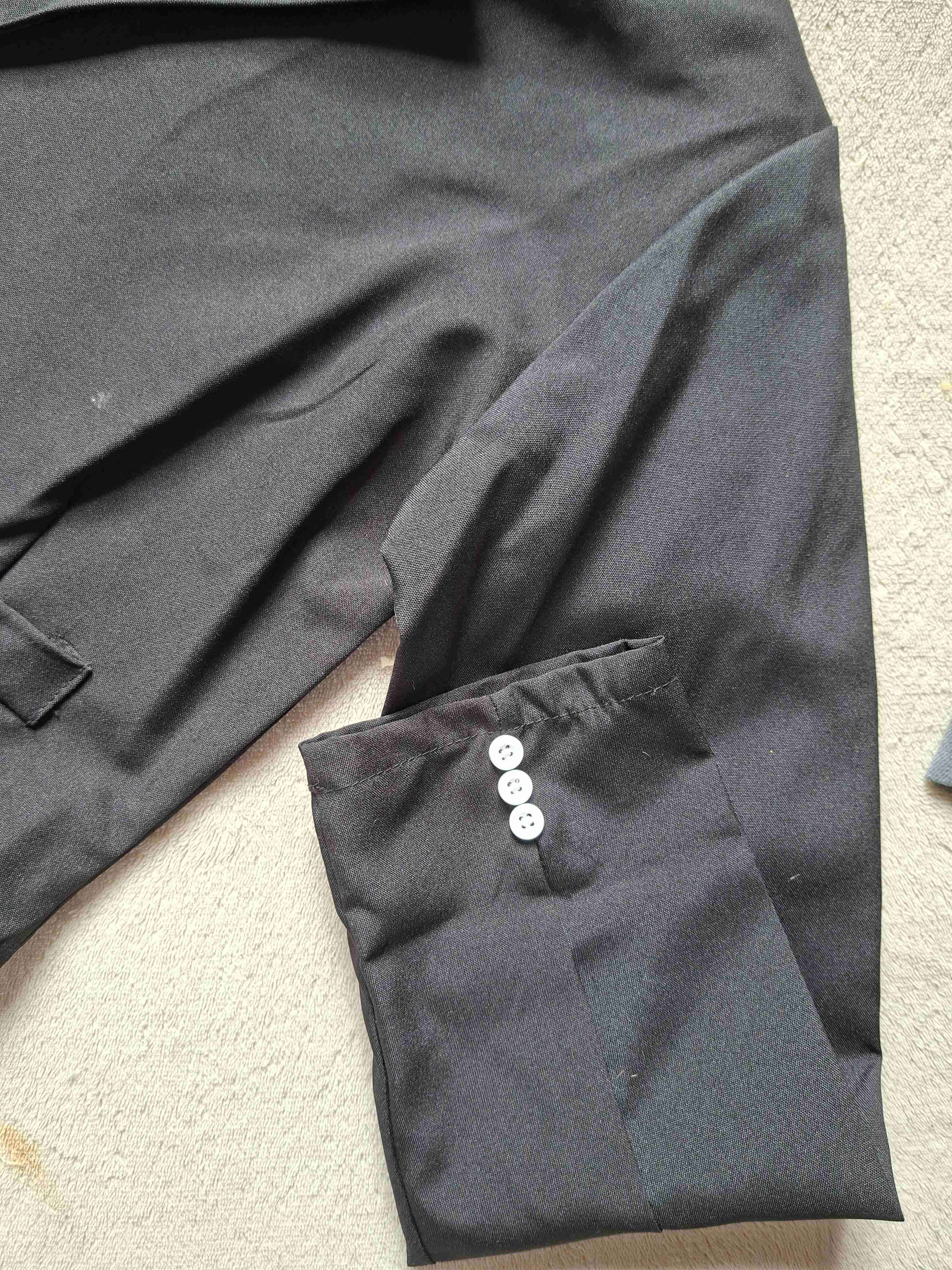 Chaqueta corta negra elegante niño - miniatura 3