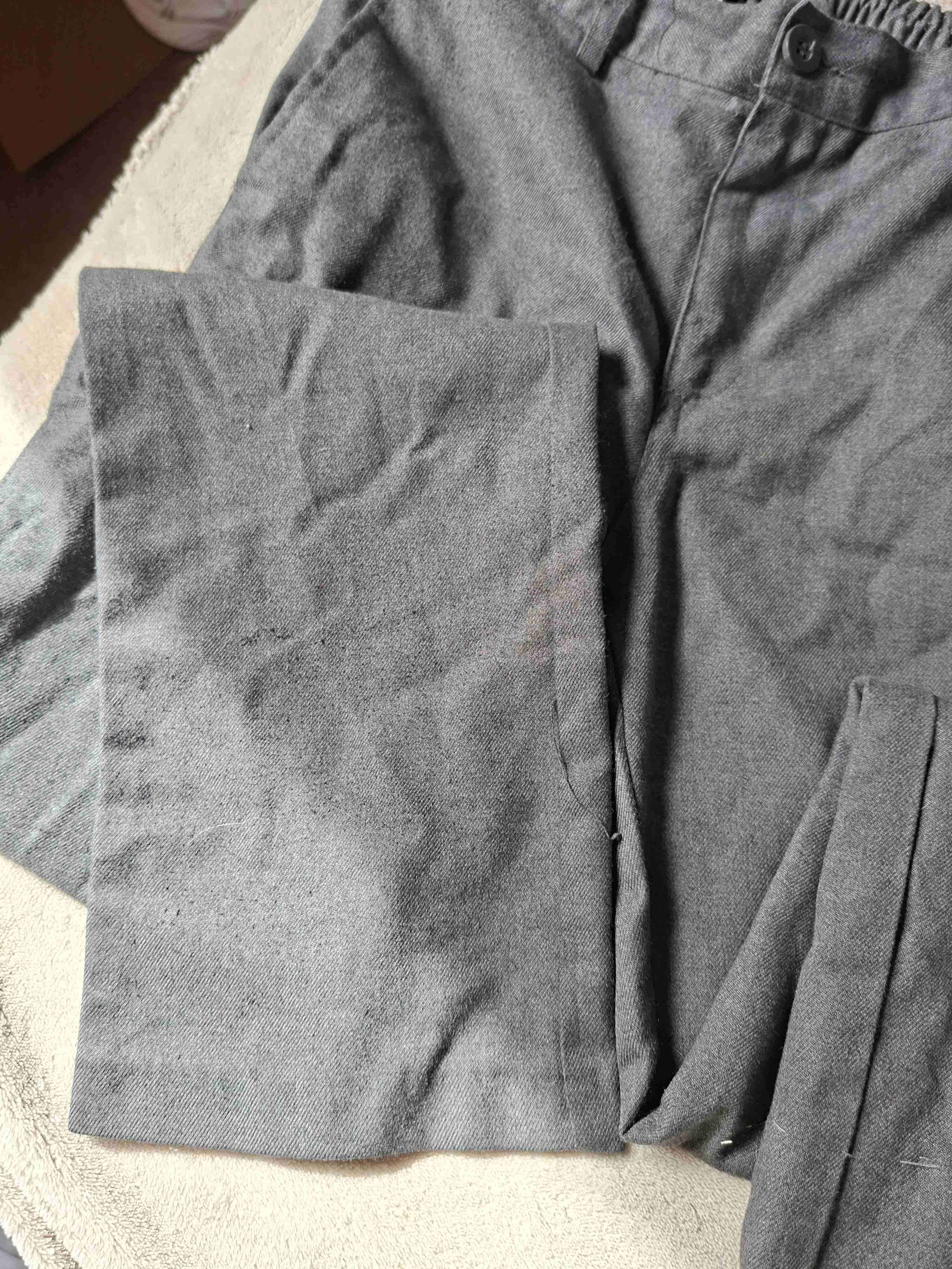 Pantalones gris oscuro elastizados - miniatura 3