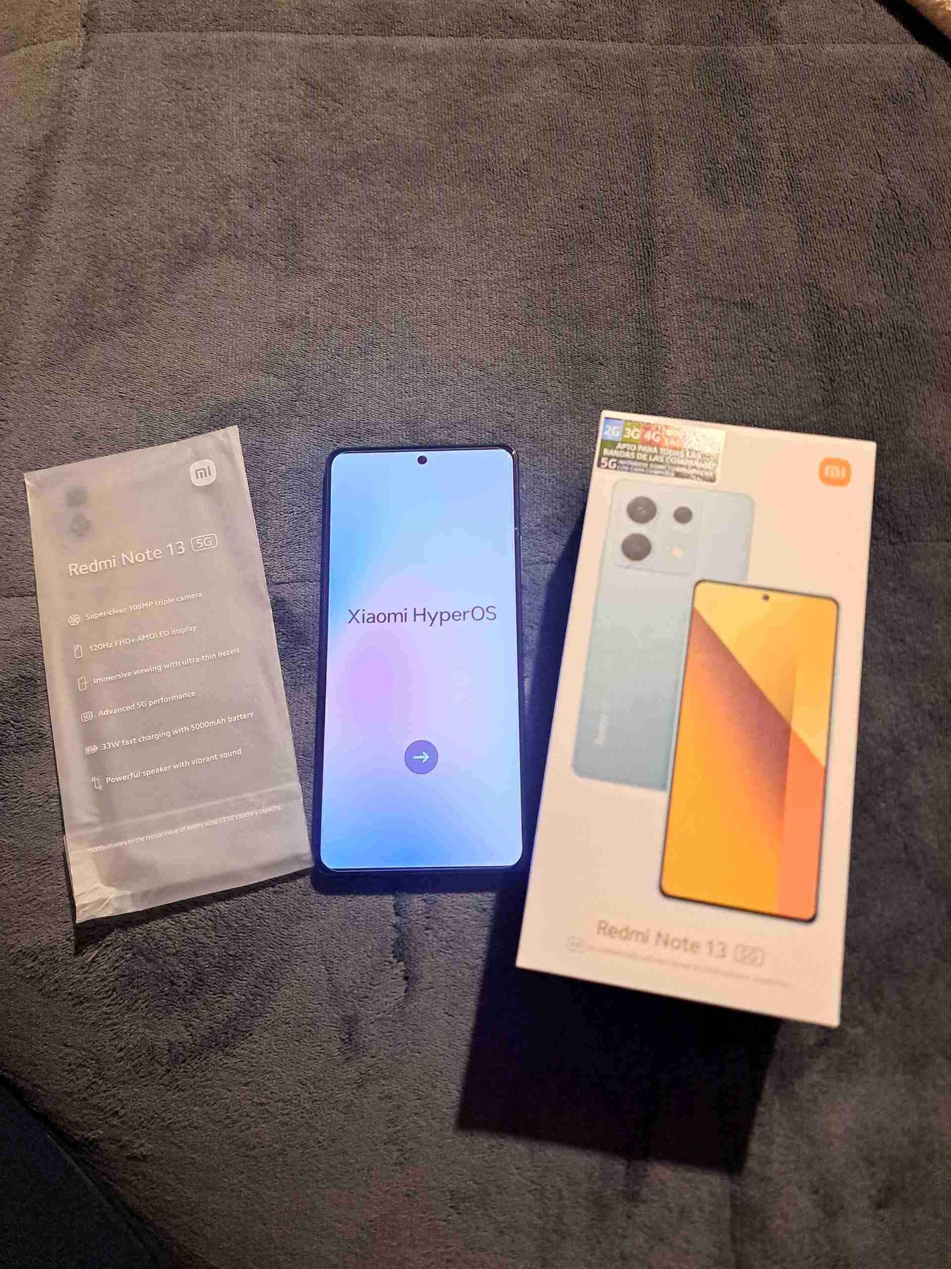 Xiaomi Redmi Note 13 5G camara 108 mp256gb 8+4 ram - miniatura 1