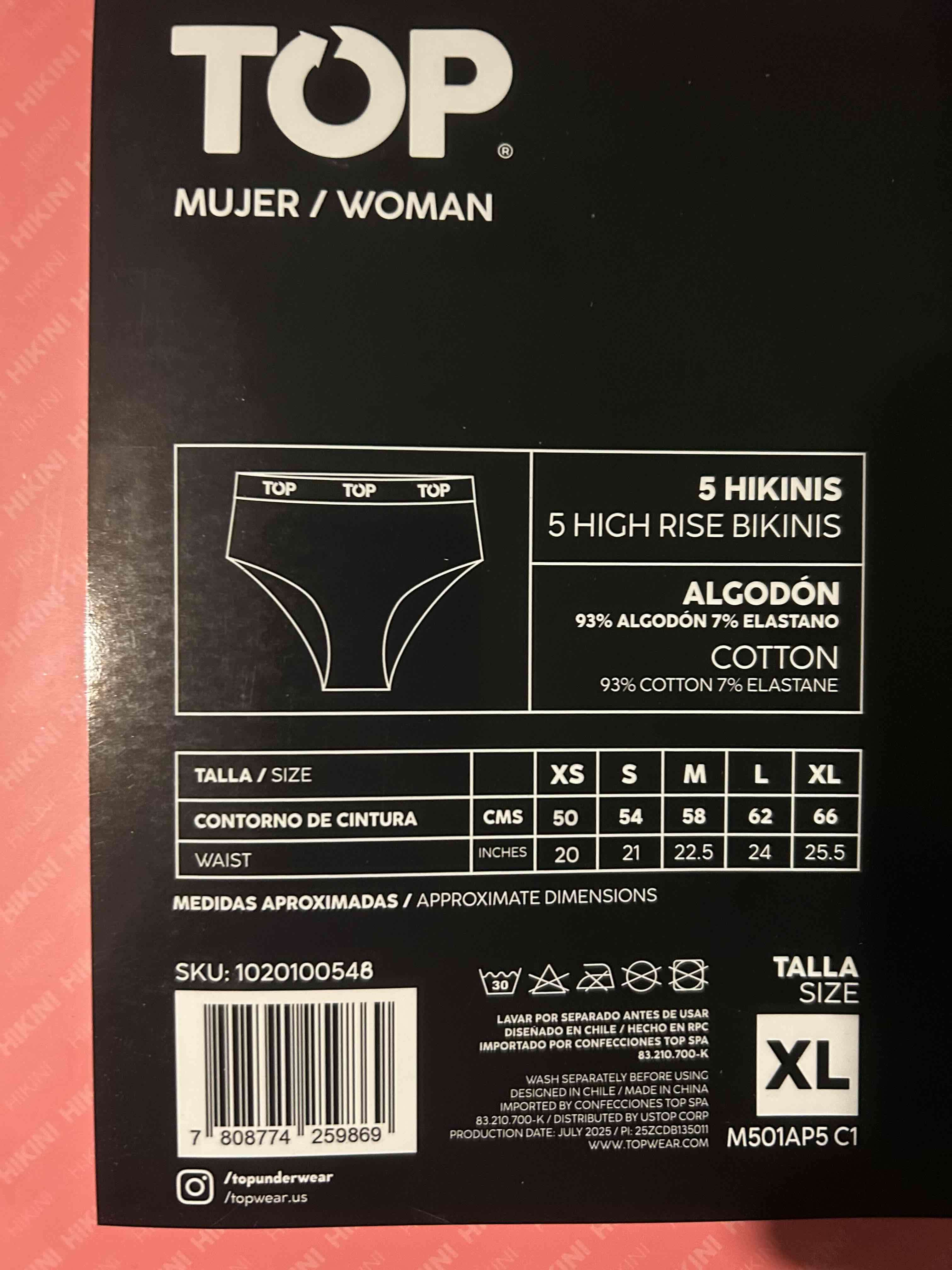 Pack de 5 calzones XL - miniatura 2