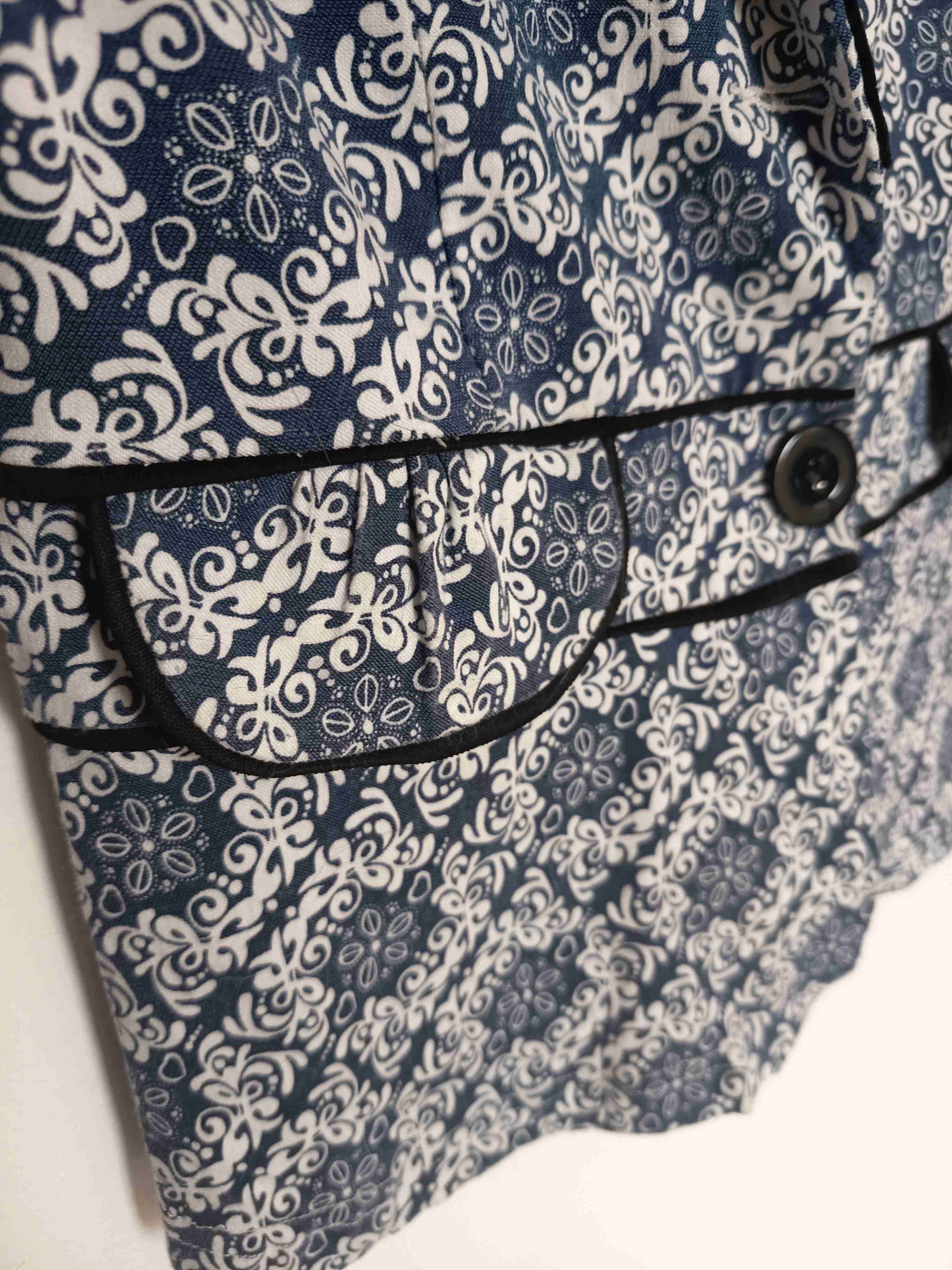 Blazer azul con estampado Bedany - miniatura 2