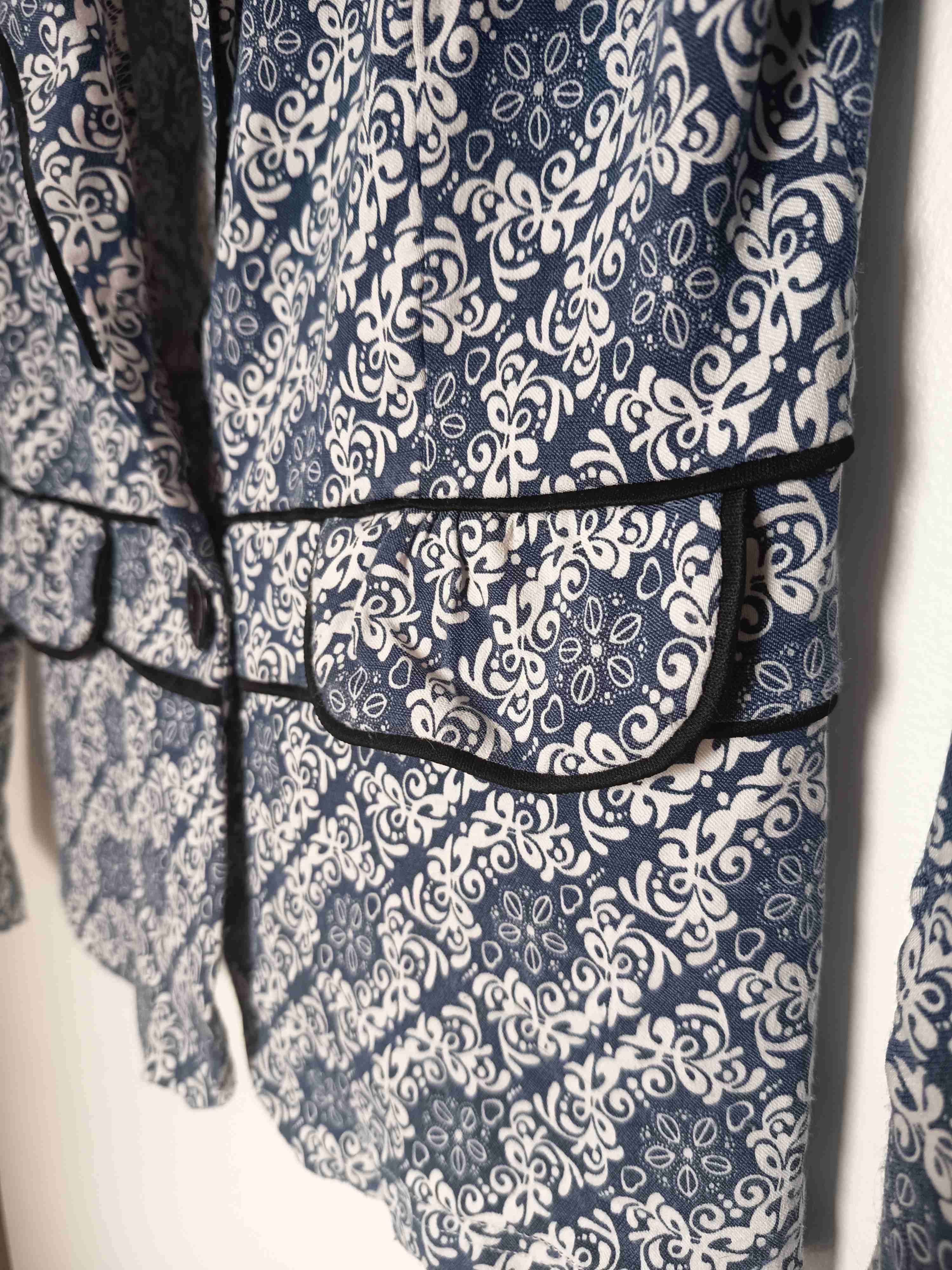 Blazer azul con estampado Bedany - miniatura 3