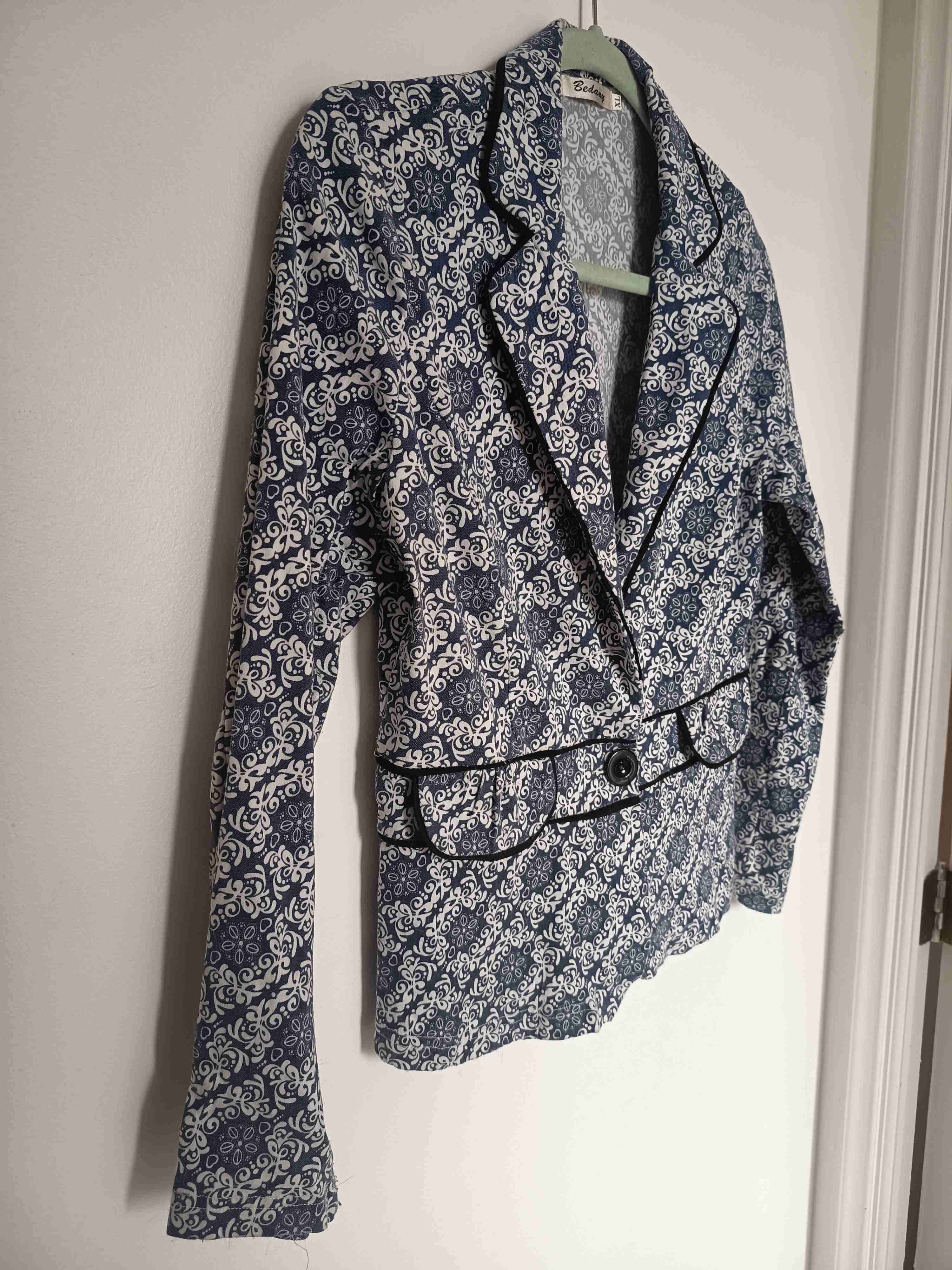 Blazer azul con estampado Bedany - miniatura 4