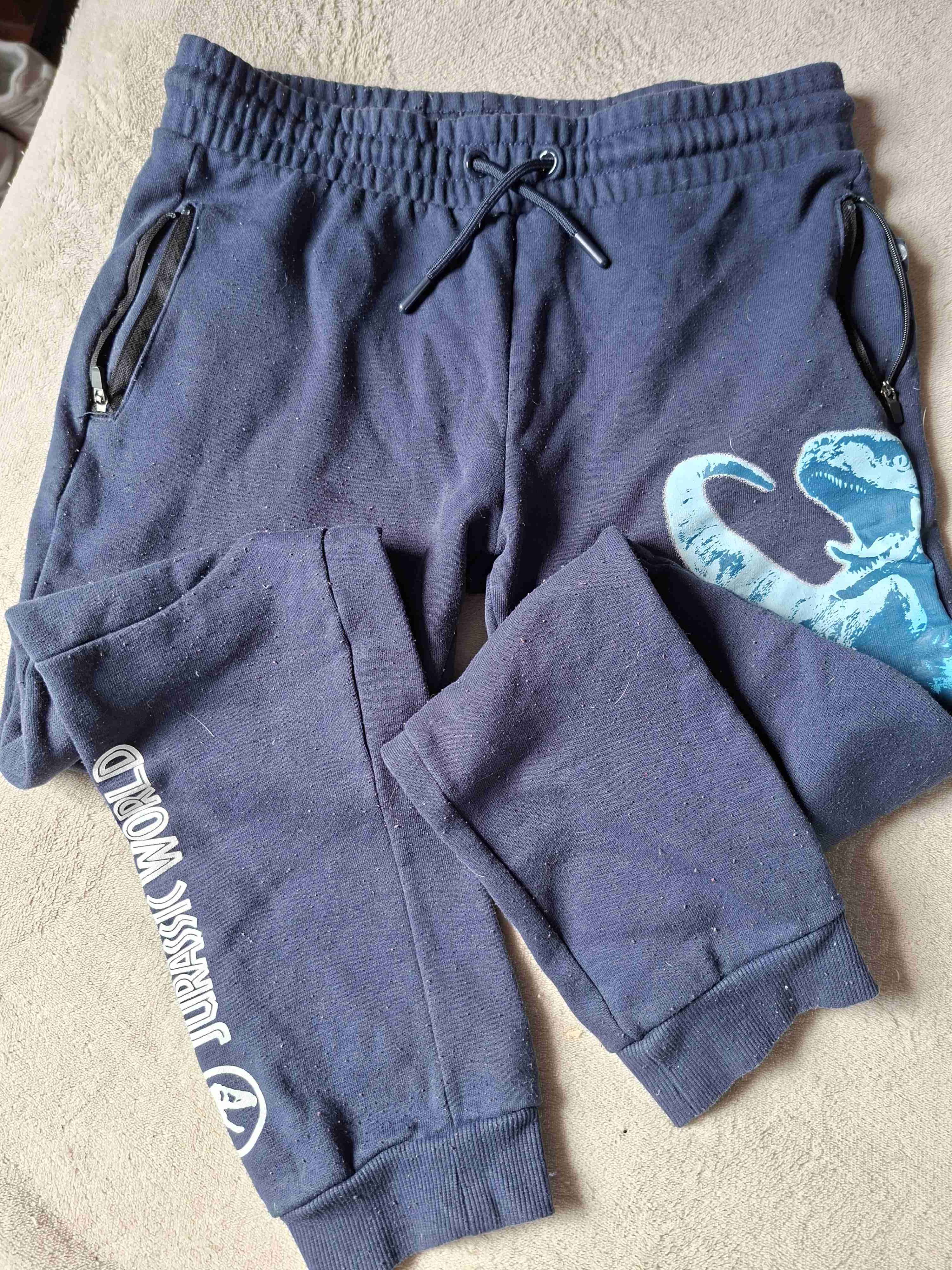 Pantalón deportivo azul dinosaurio talla 12 - miniatura 4