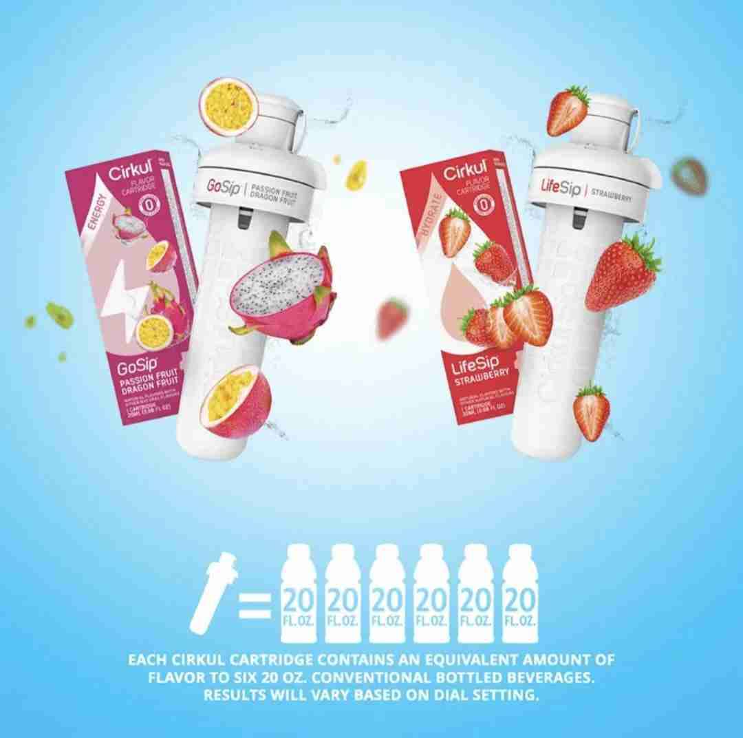 Botella Cirkul color rosa - miniatura 2