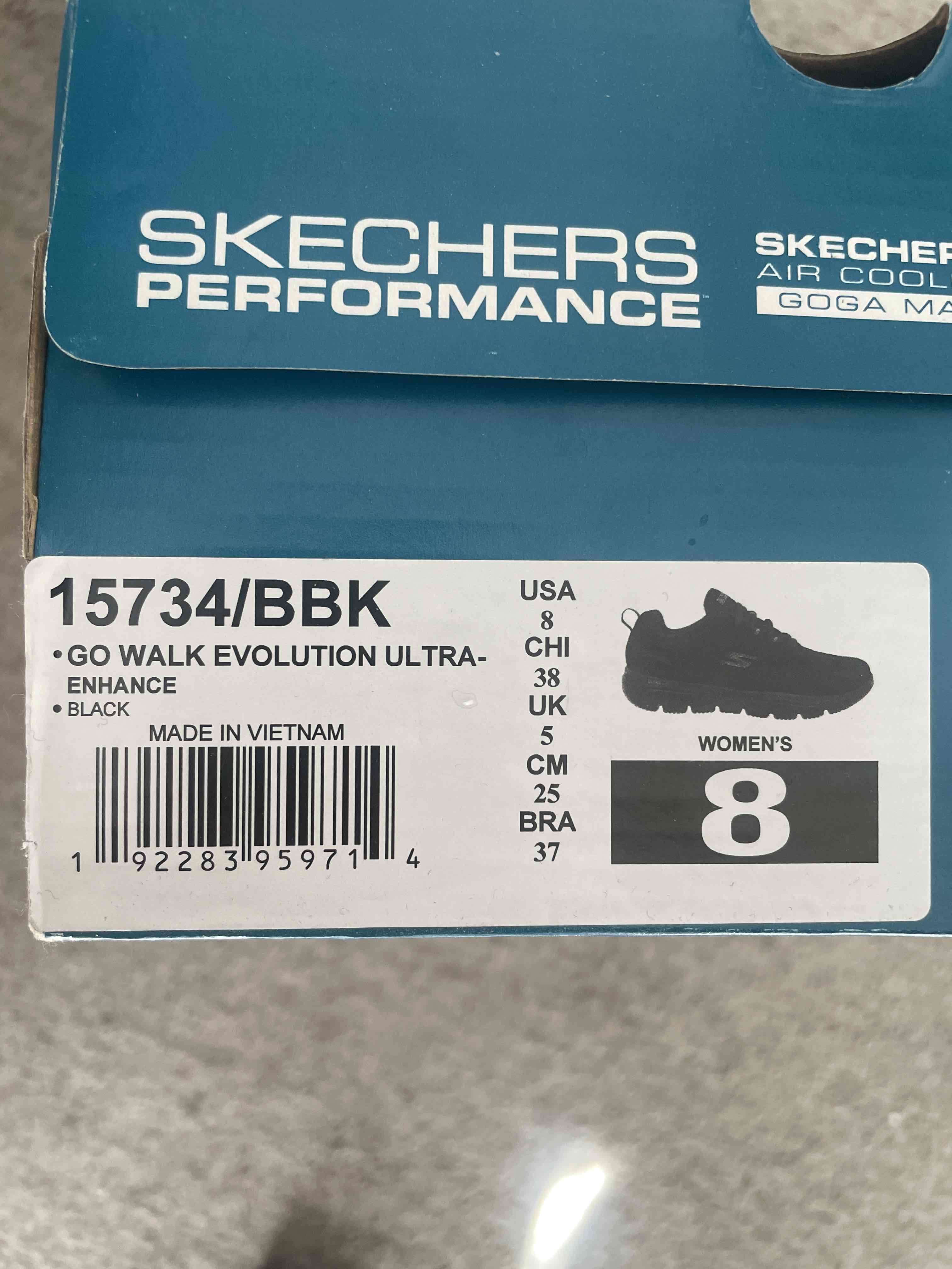 Zapatillas negras Skechers Go Walk - miniatura 5