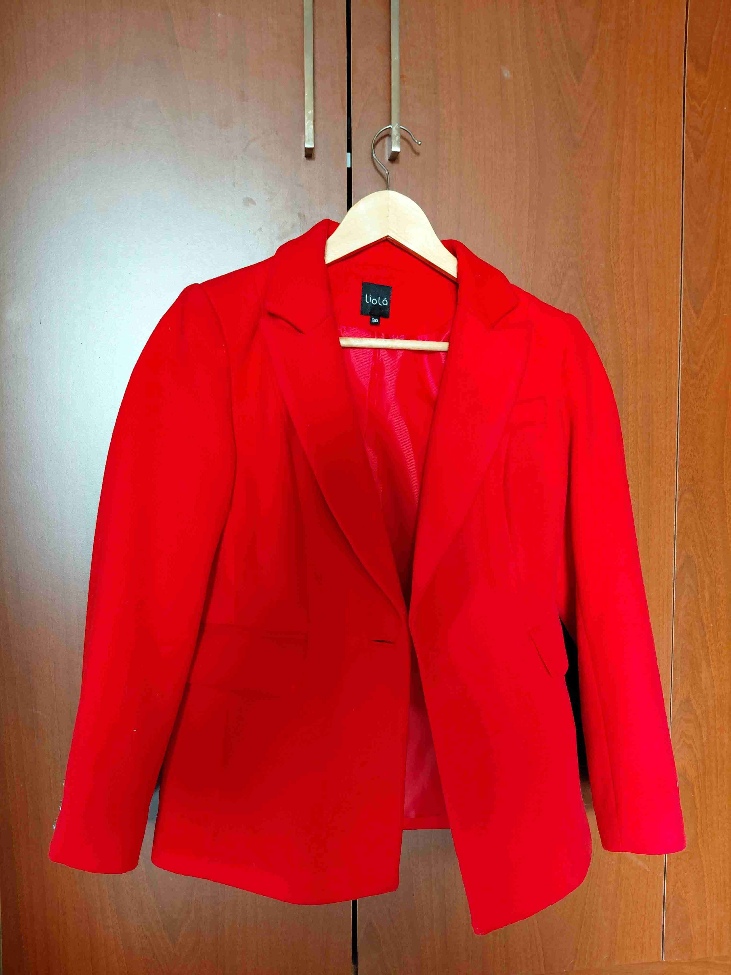 Blazer rojo para mujer