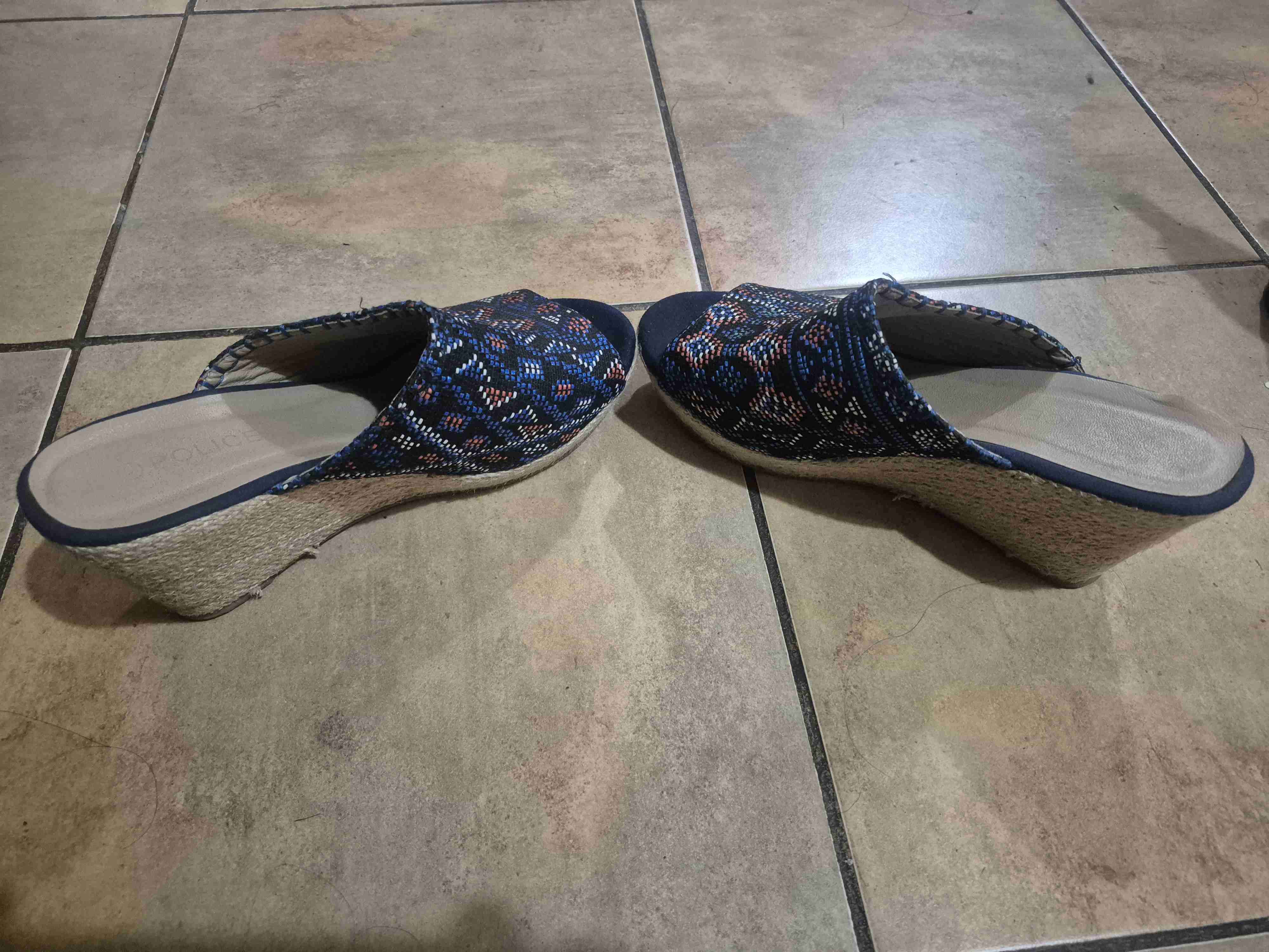 Sandalia/ tipo Mule, de plataforma. - miniatura 3