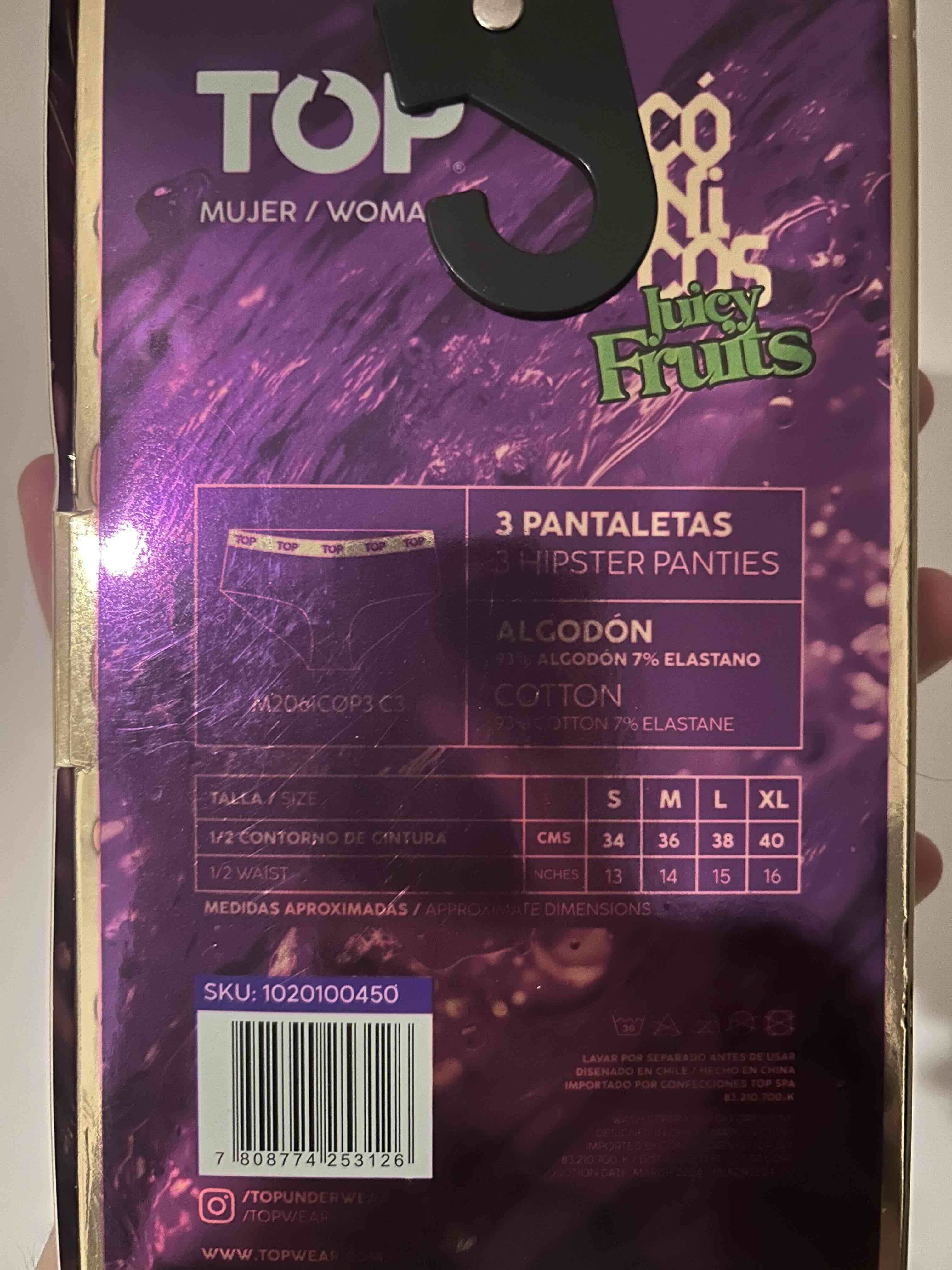 Pack de panties coloridas mujer XL - miniatura 2
