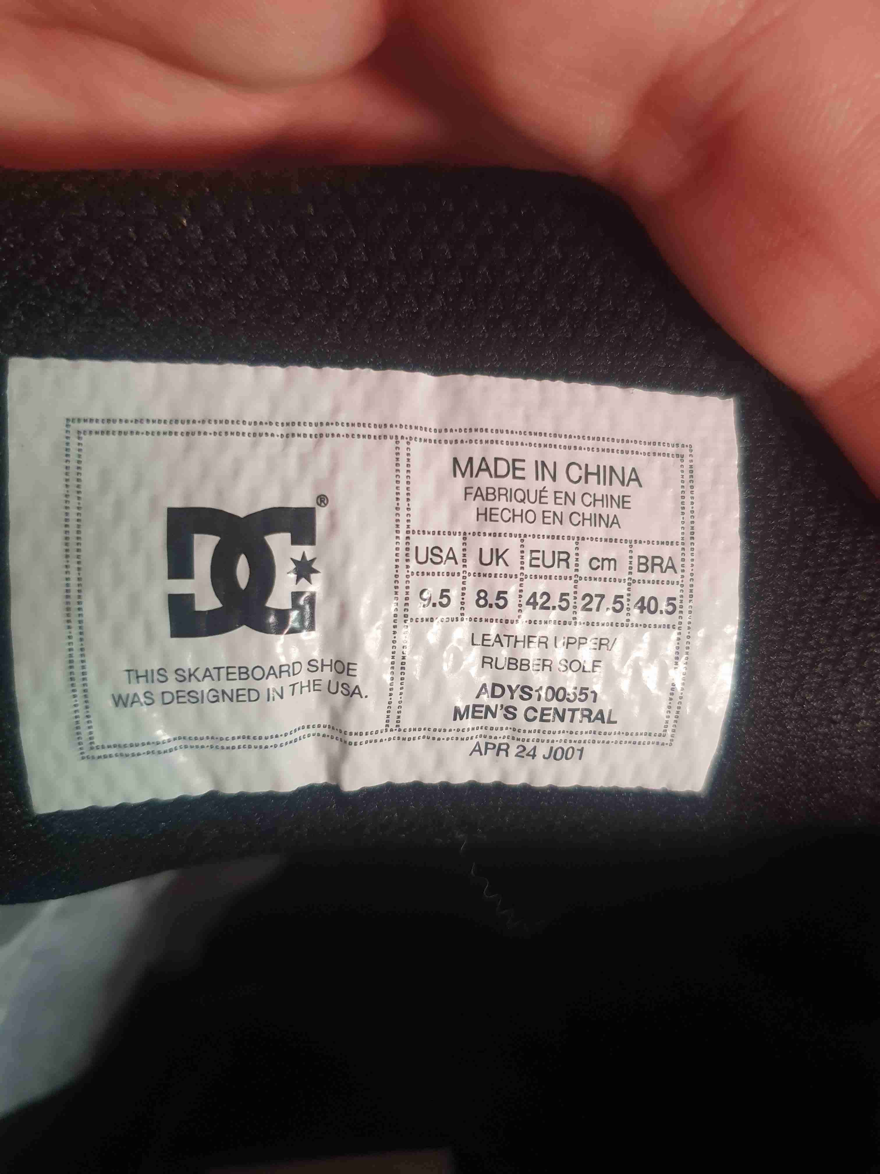 Zapatillas DC Central talla 42.5 - miniatura 3