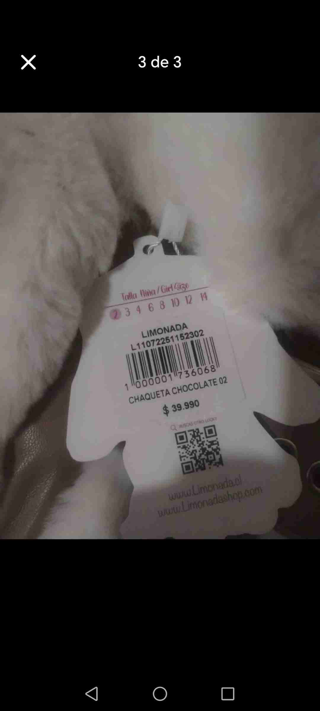 Chaqueta infantil de invierno - miniatura 2