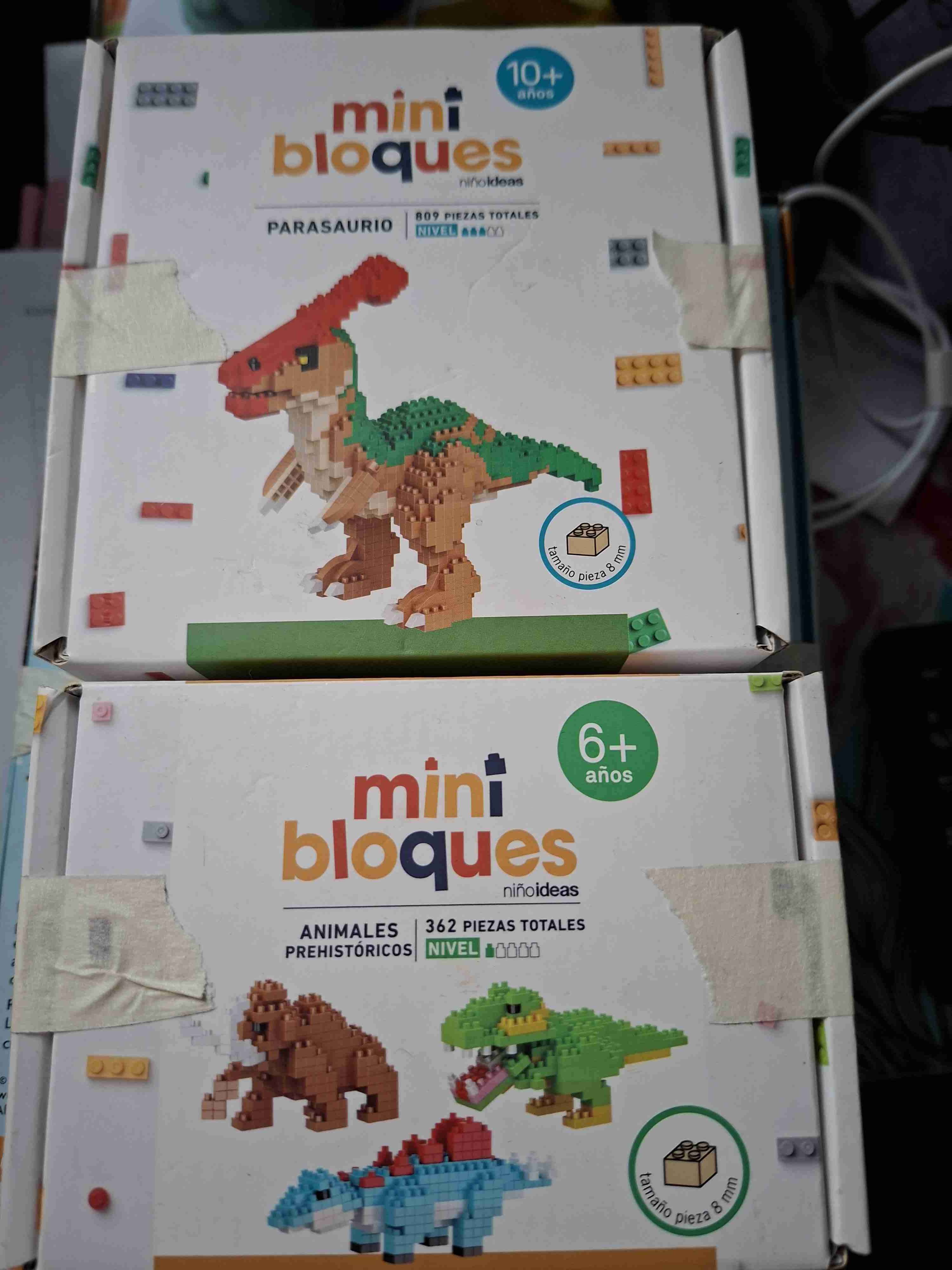 Set de bloques mini dinosaurios - miniatura 1