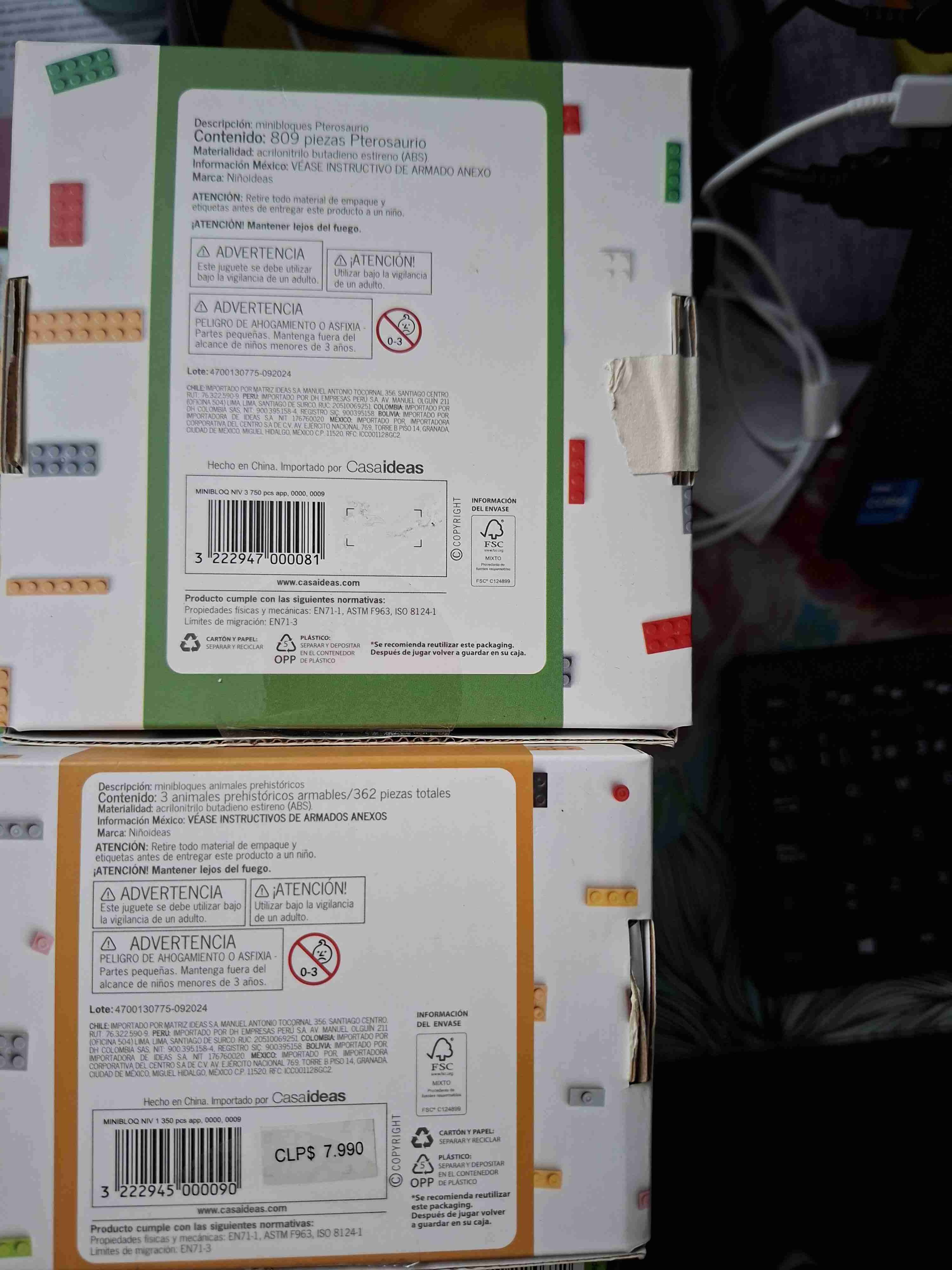 Set de bloques mini dinosaurios - miniatura 2