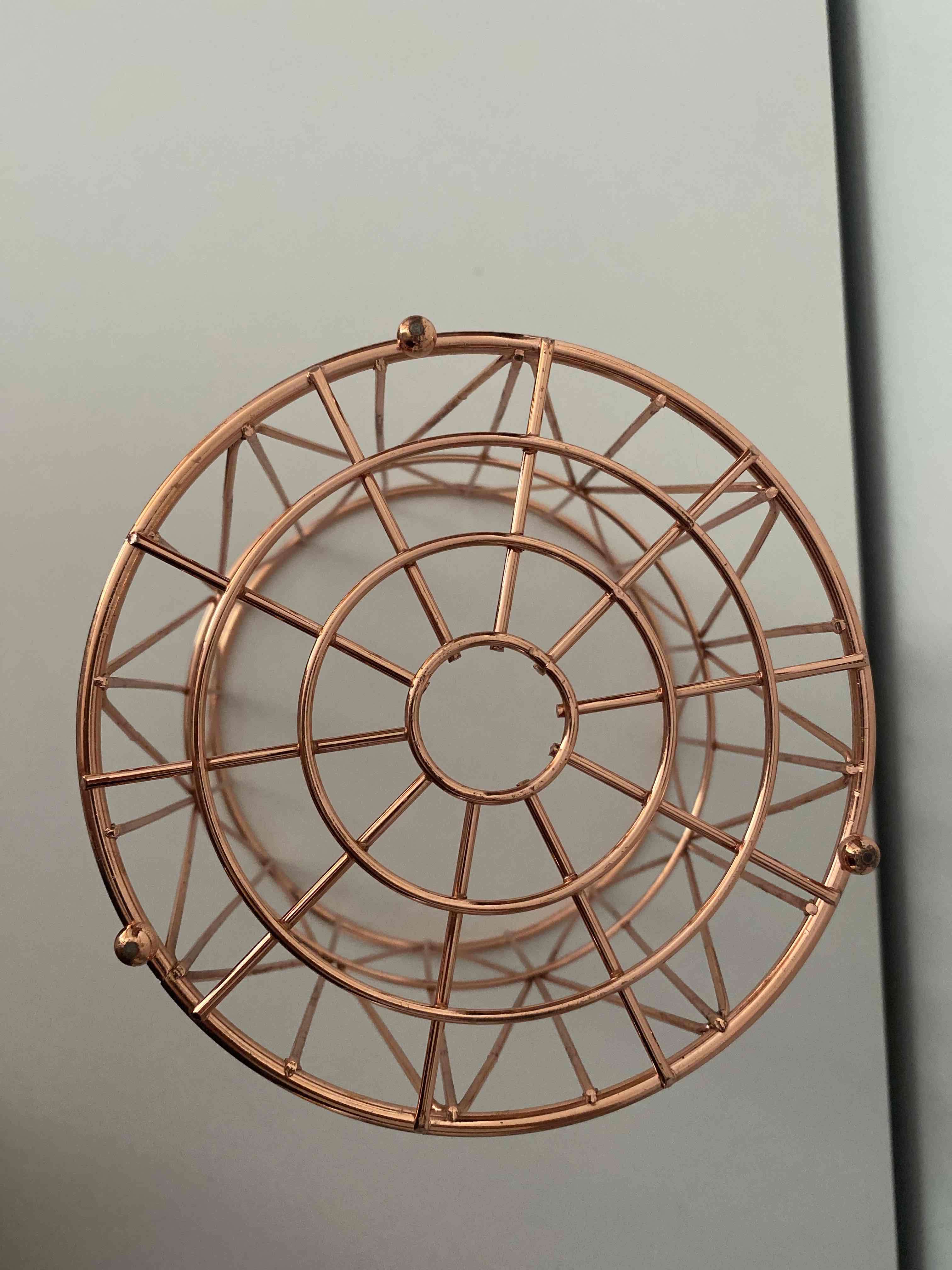 Papelero metálico Rose Gold - miniatura 3