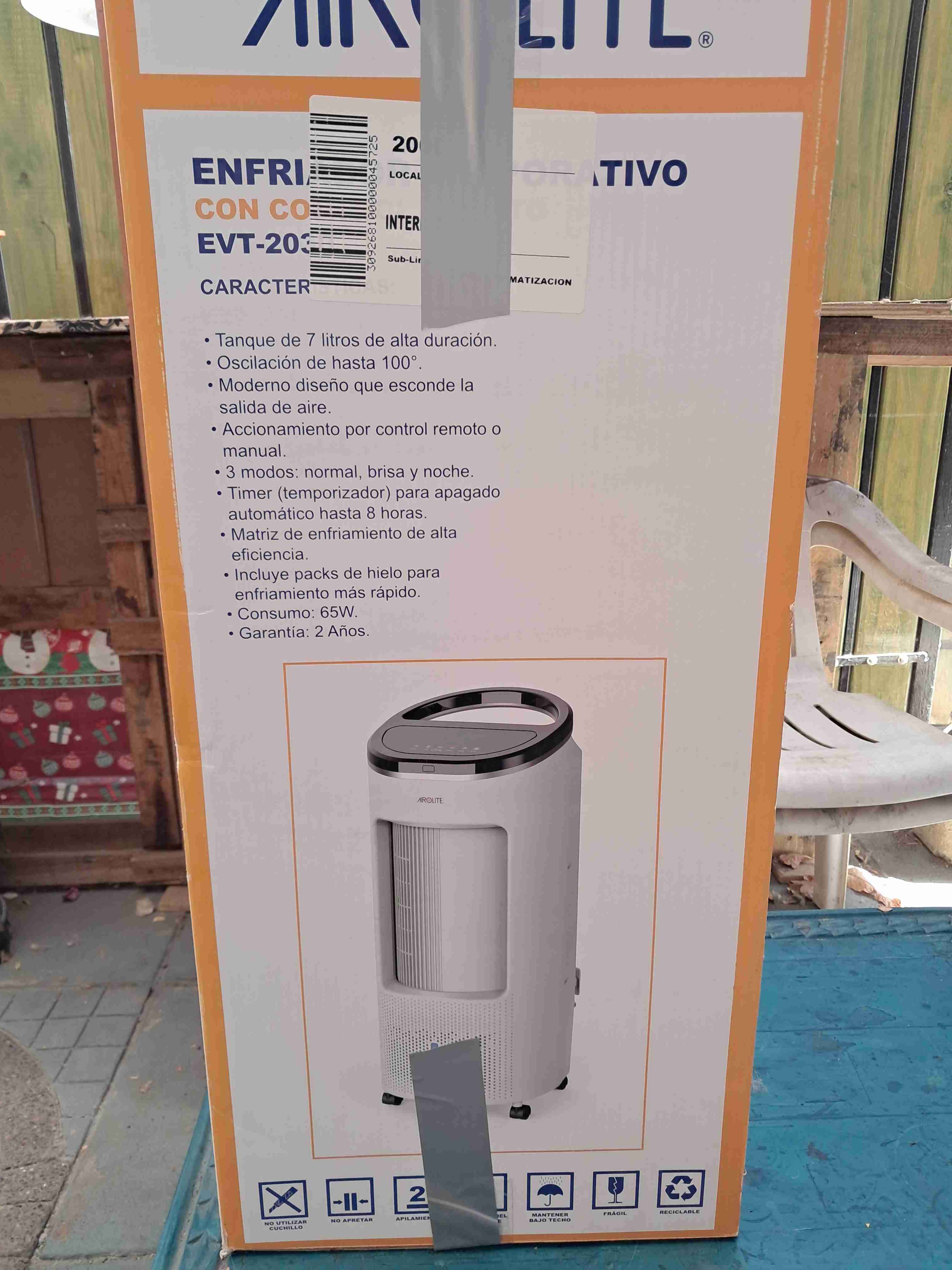 Enfriador Evaporativo Airolite EVT-2030 - miniatura 2