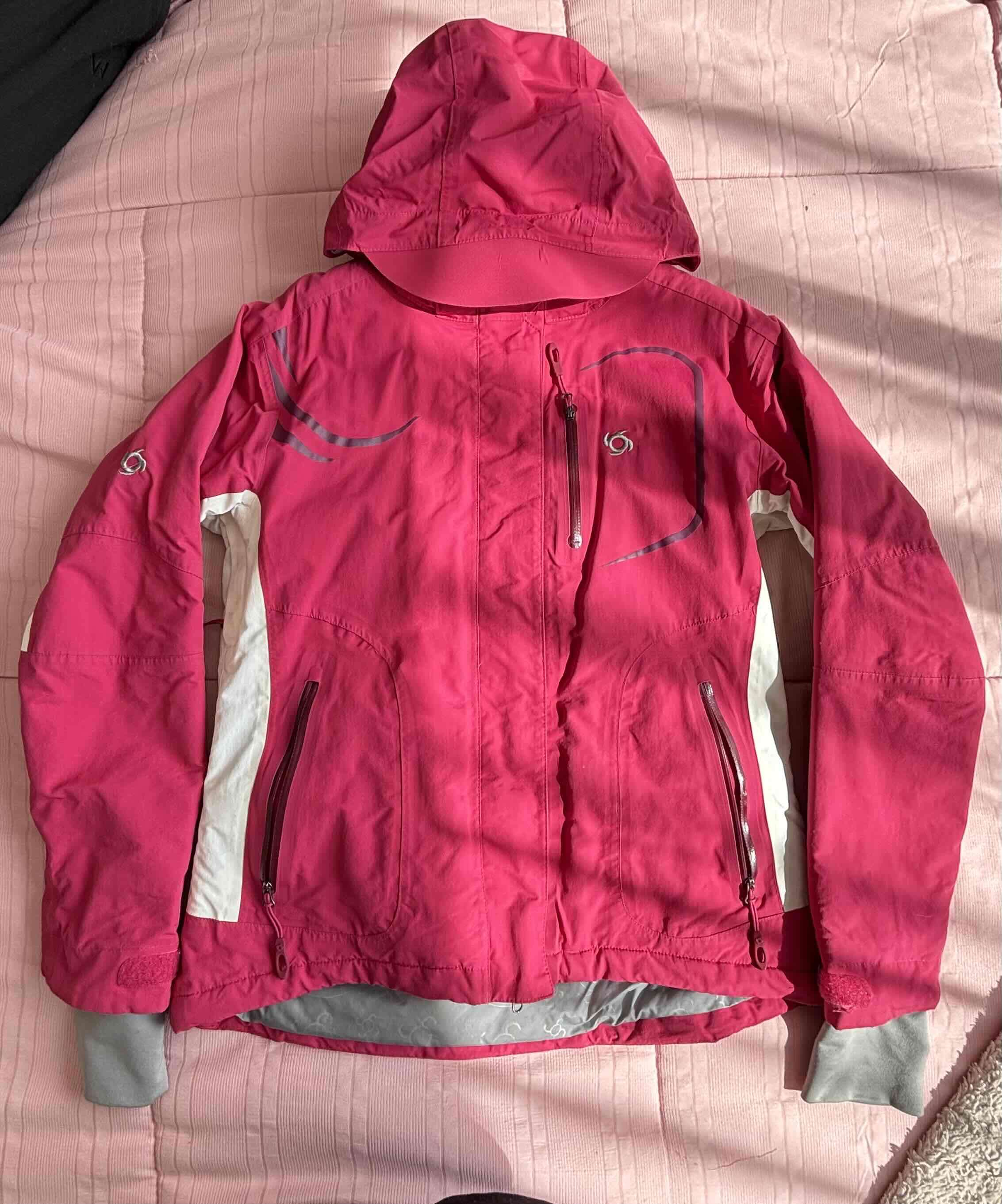 Chaqueta DOITE impermeable fucsia - miniatura 1