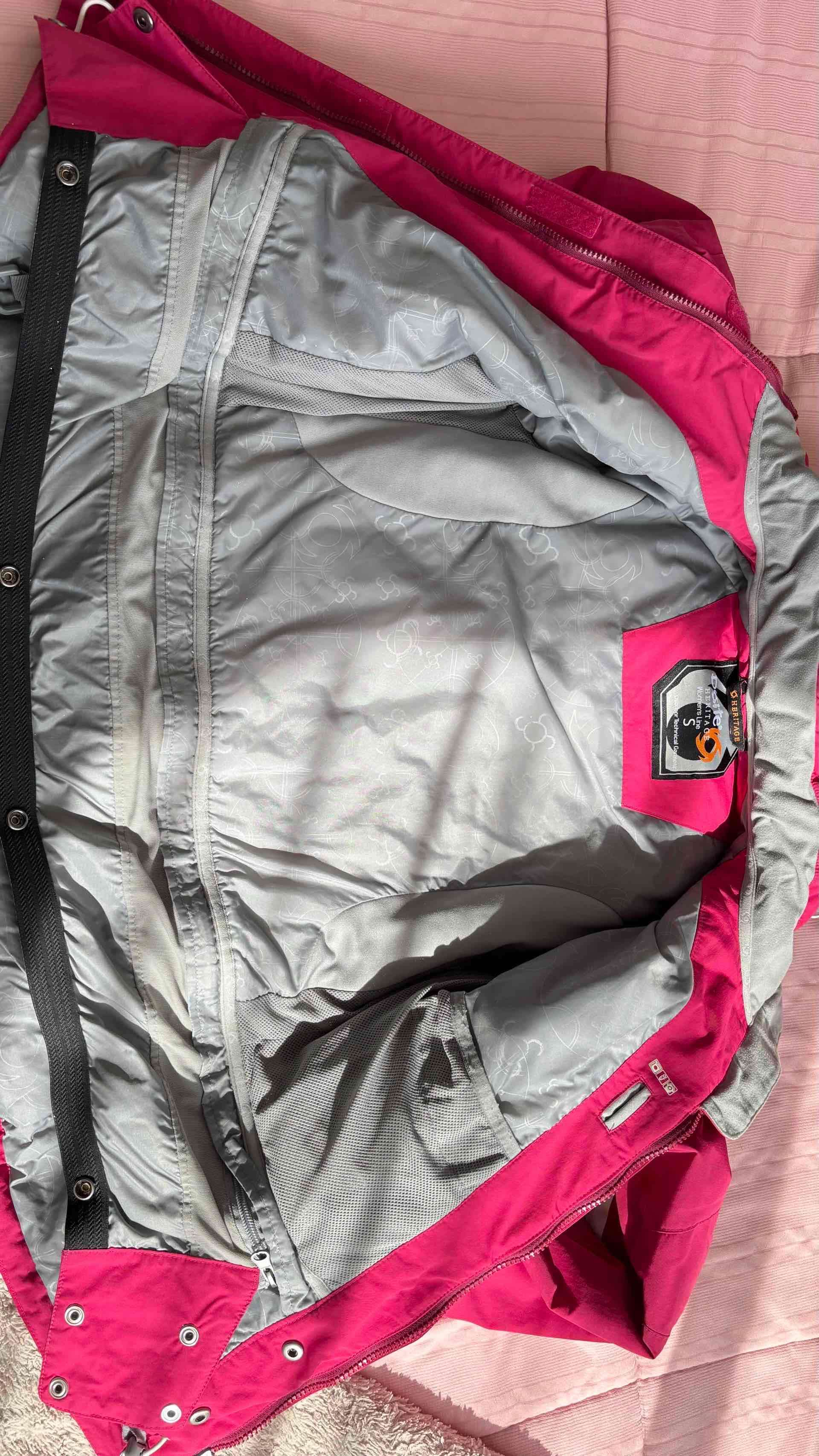 Chaqueta DOITE impermeable fucsia - miniatura 5