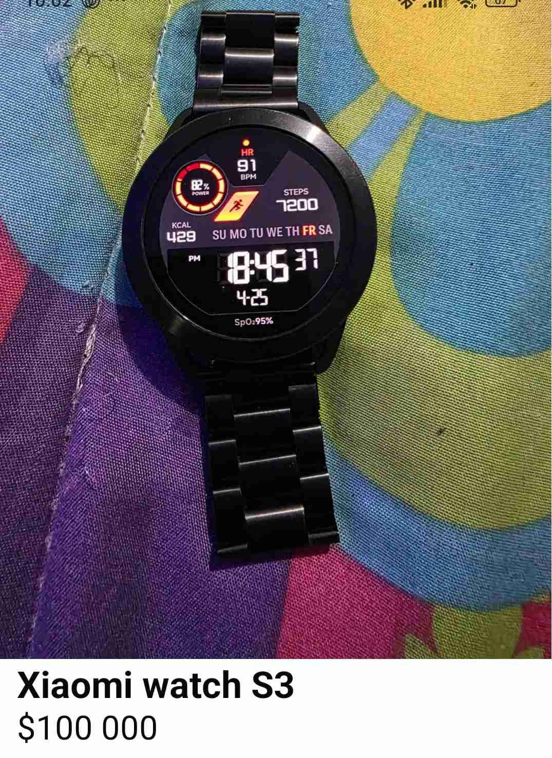Smartwatch Xiaomi S3 negro - miniatura 1