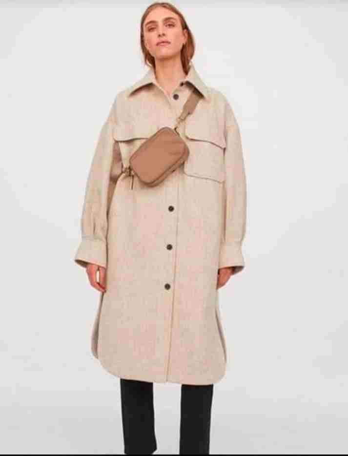 Abrigo camisero h&m oversize NUEVO - miniatura 1