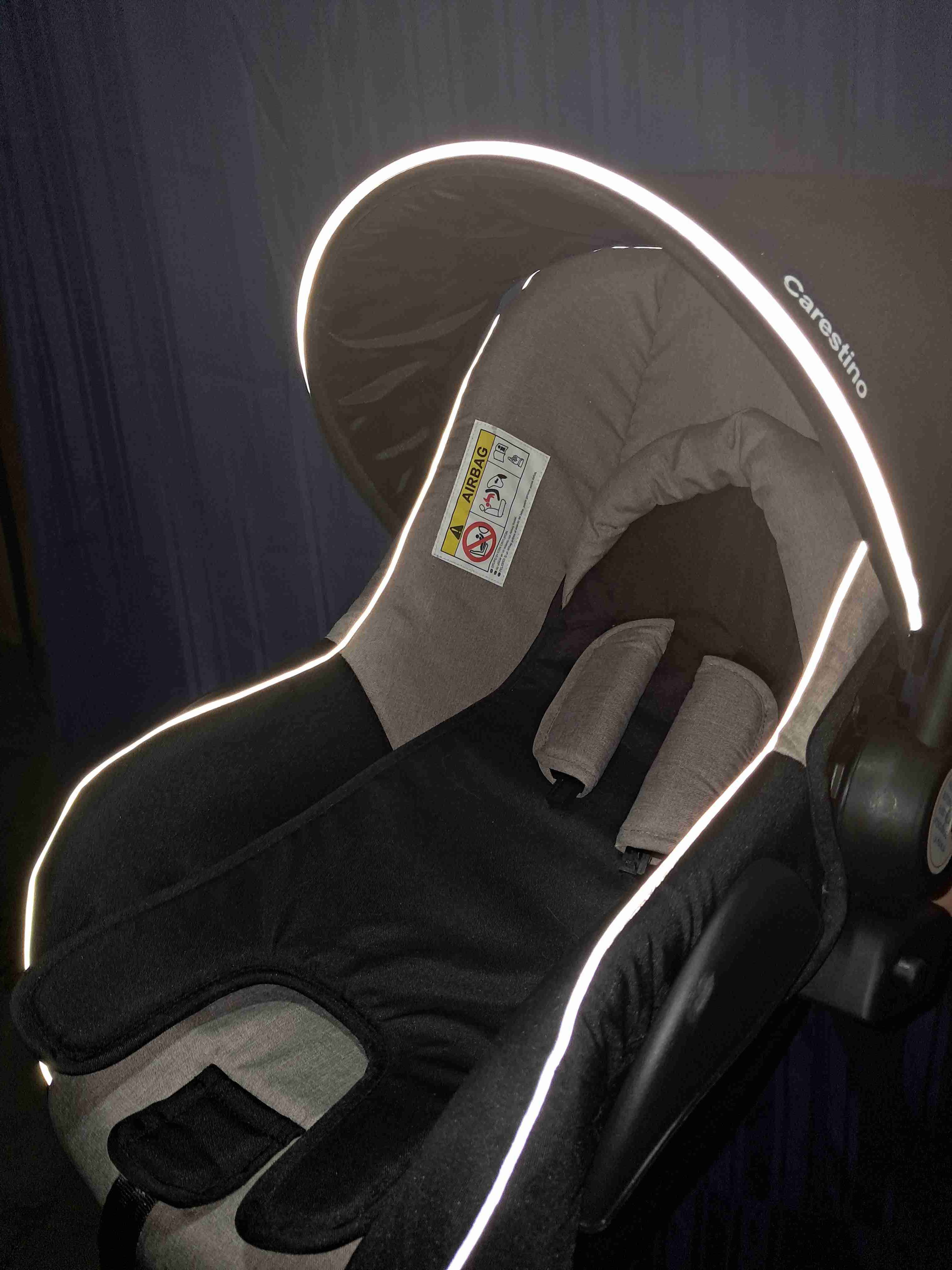 Silla de auto para bebé negra - miniatura 2