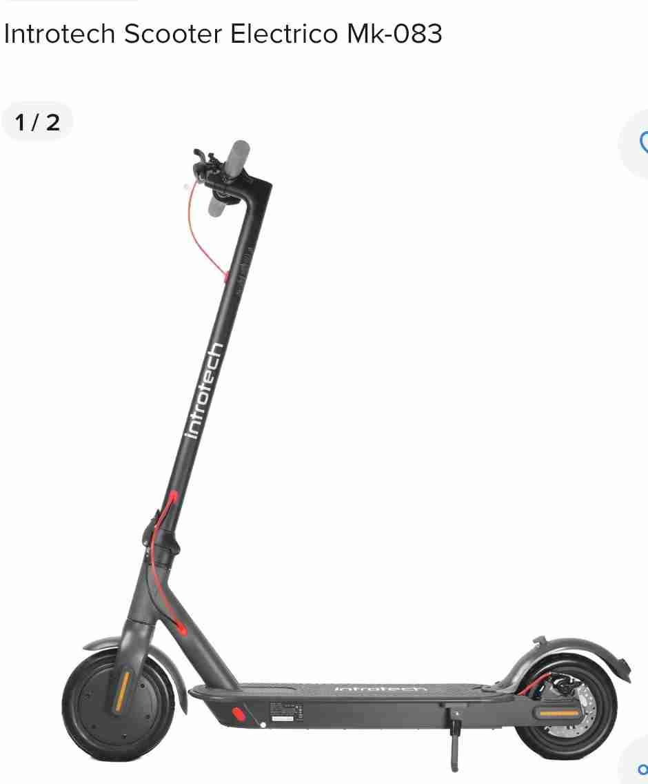 Scooter eléctrico rosa y negro - miniatura 6