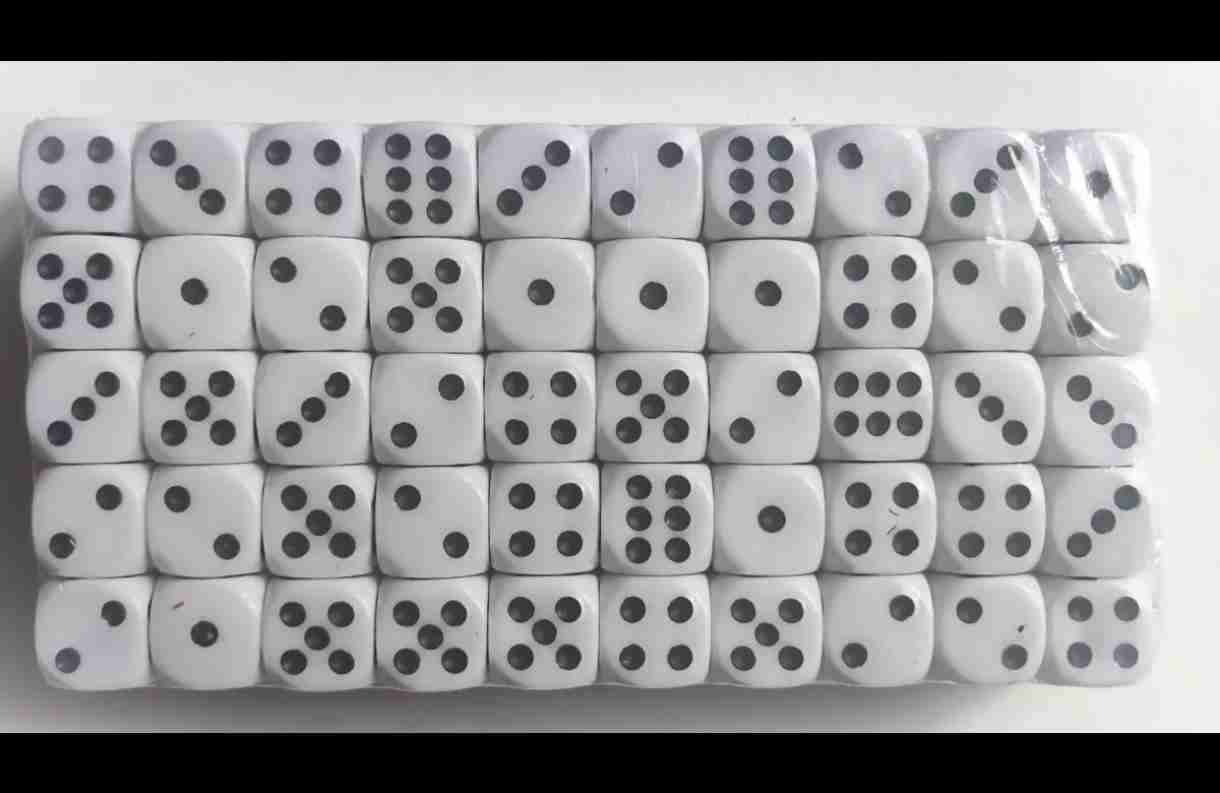 Set de 100 dados de juego - miniatura 3