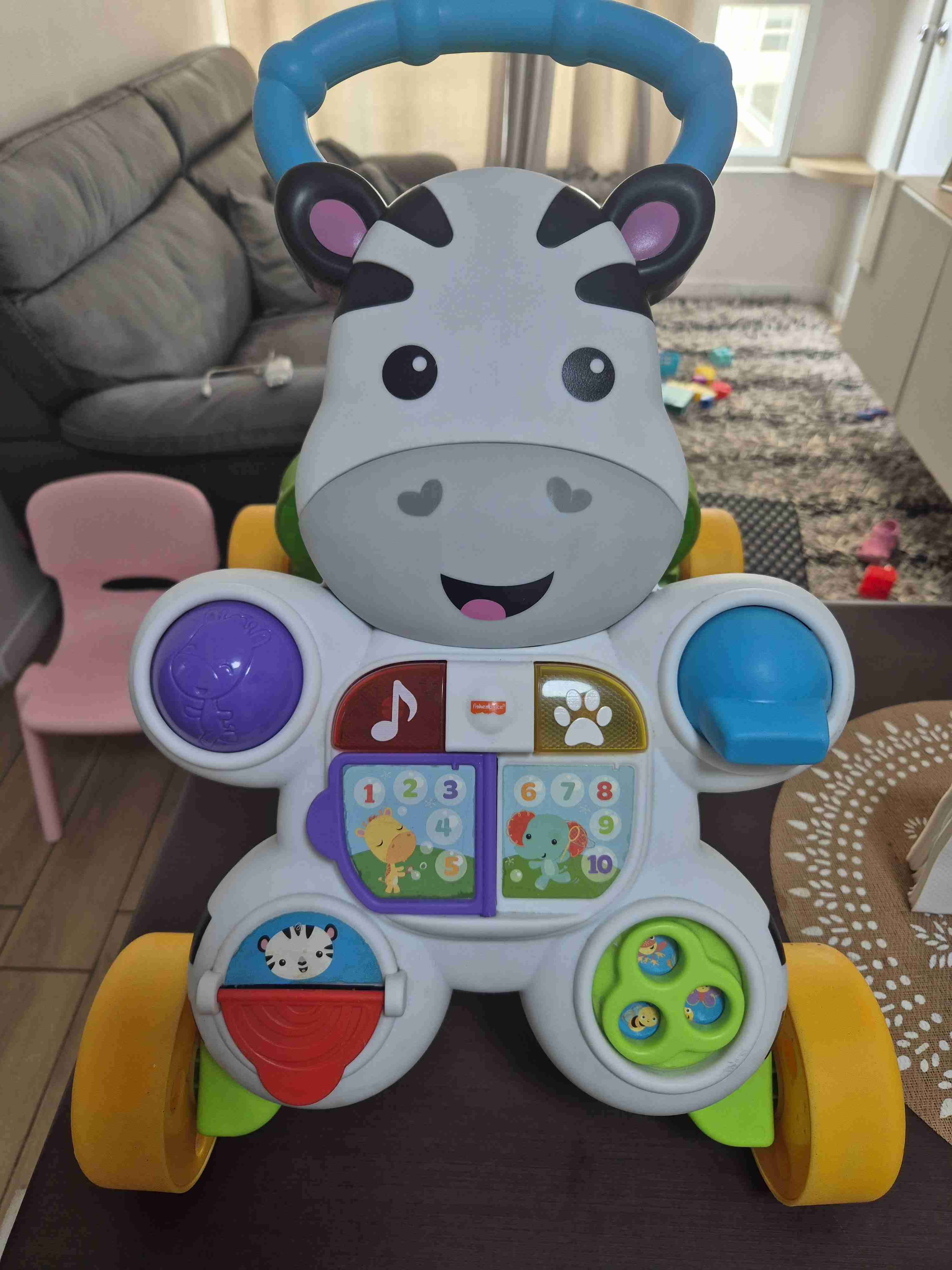 Andador infantil cebra musical - miniatura 1