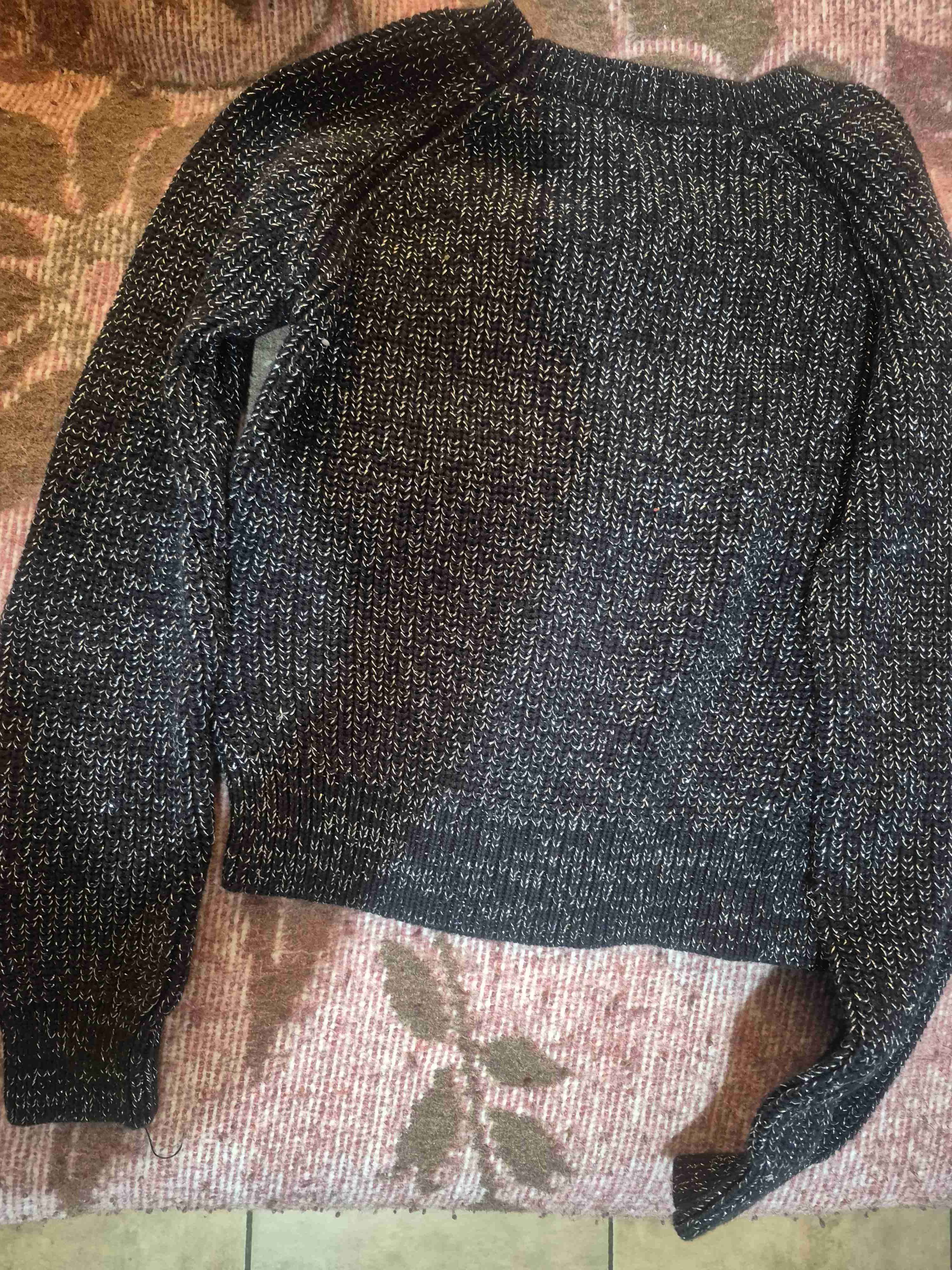 Suéter Azul Marino con diseño trenzado - miniatura 3