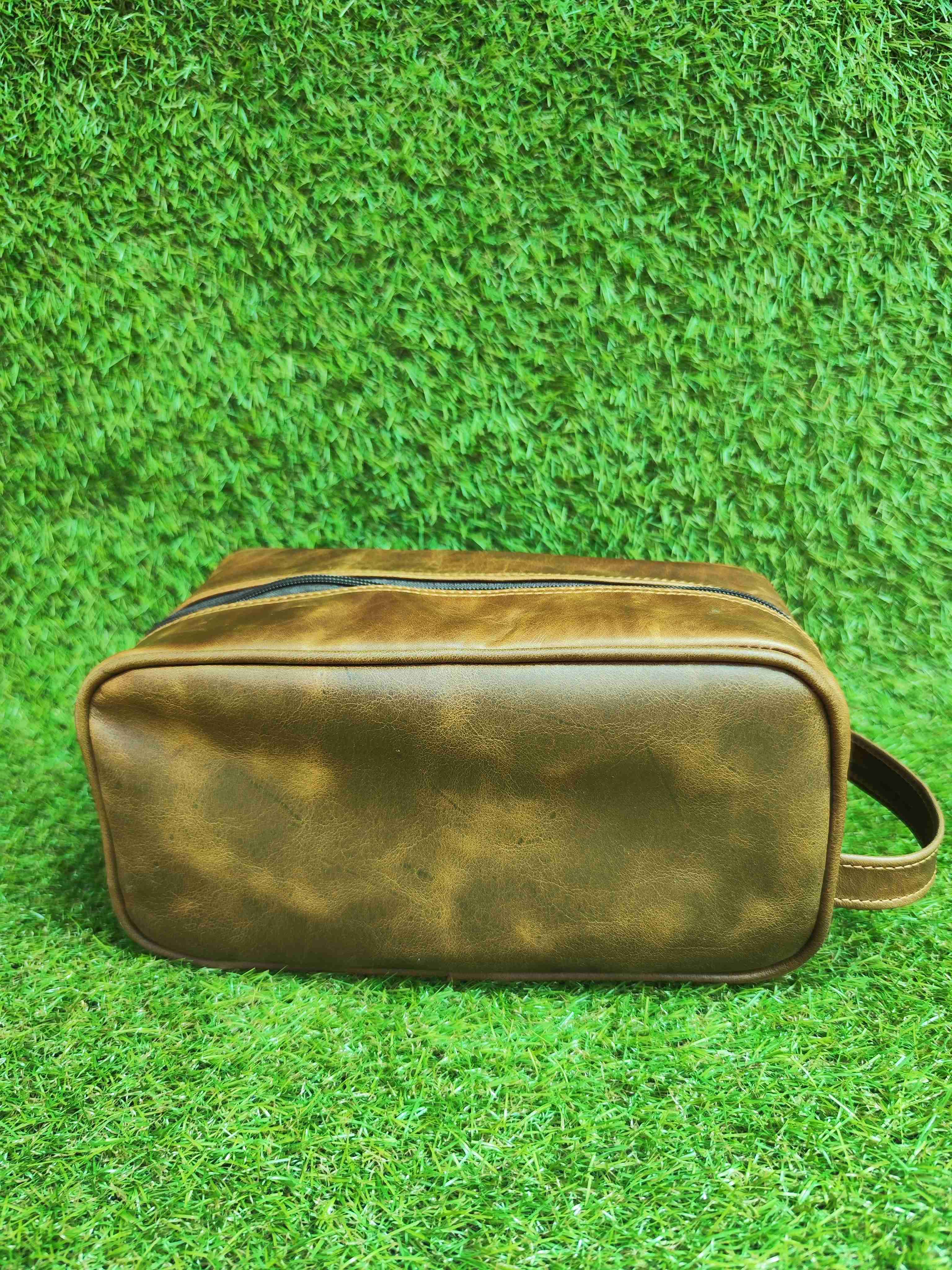 Neceser de cuero marrón - miniatura 2