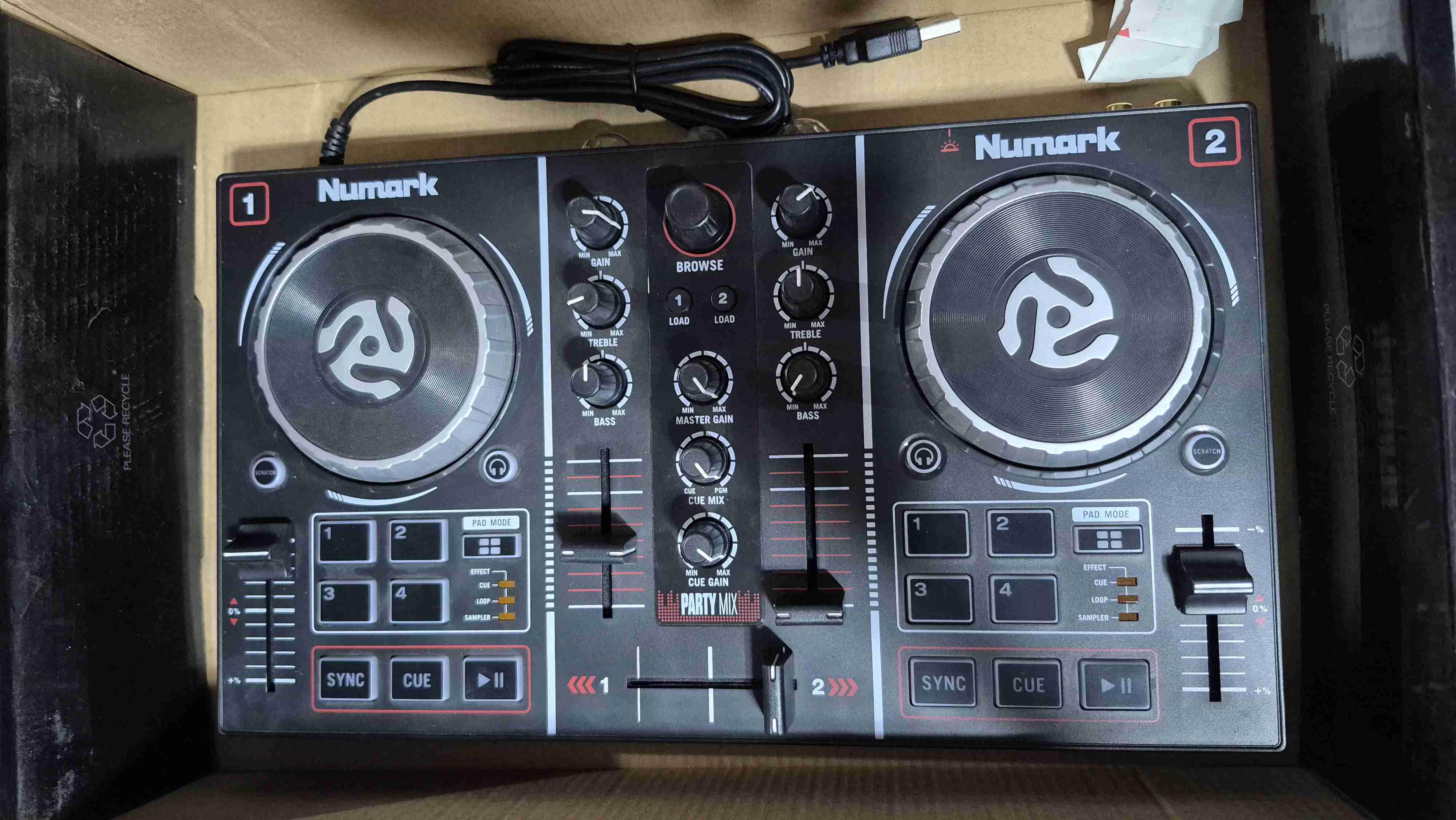 Controlador DJ Numark Party Mix - miniatura 2