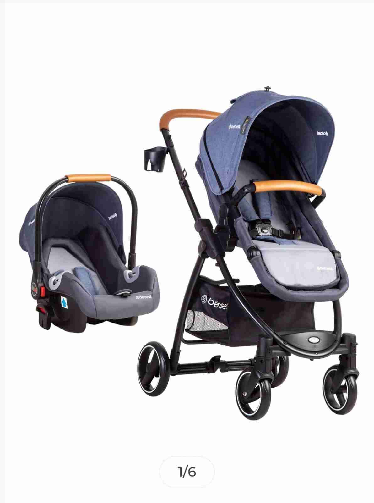 Coche y silla de auto bebé