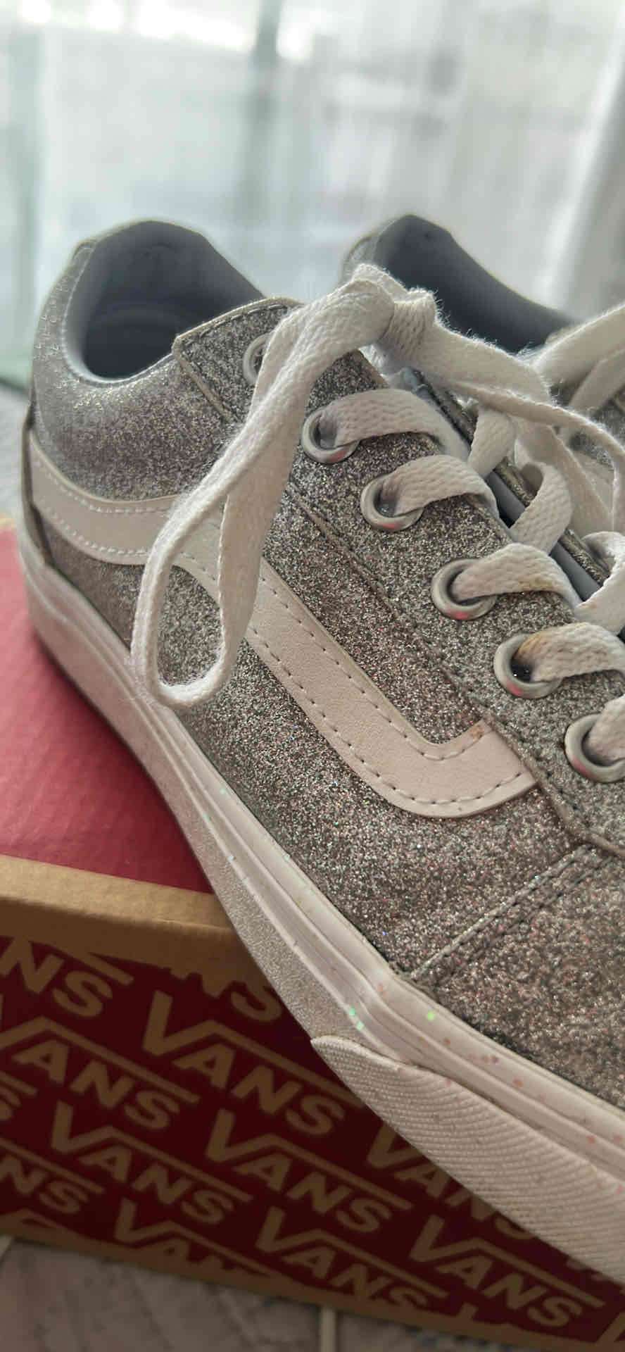 Zapatillas Vans plateadas brillantes - miniatura 3