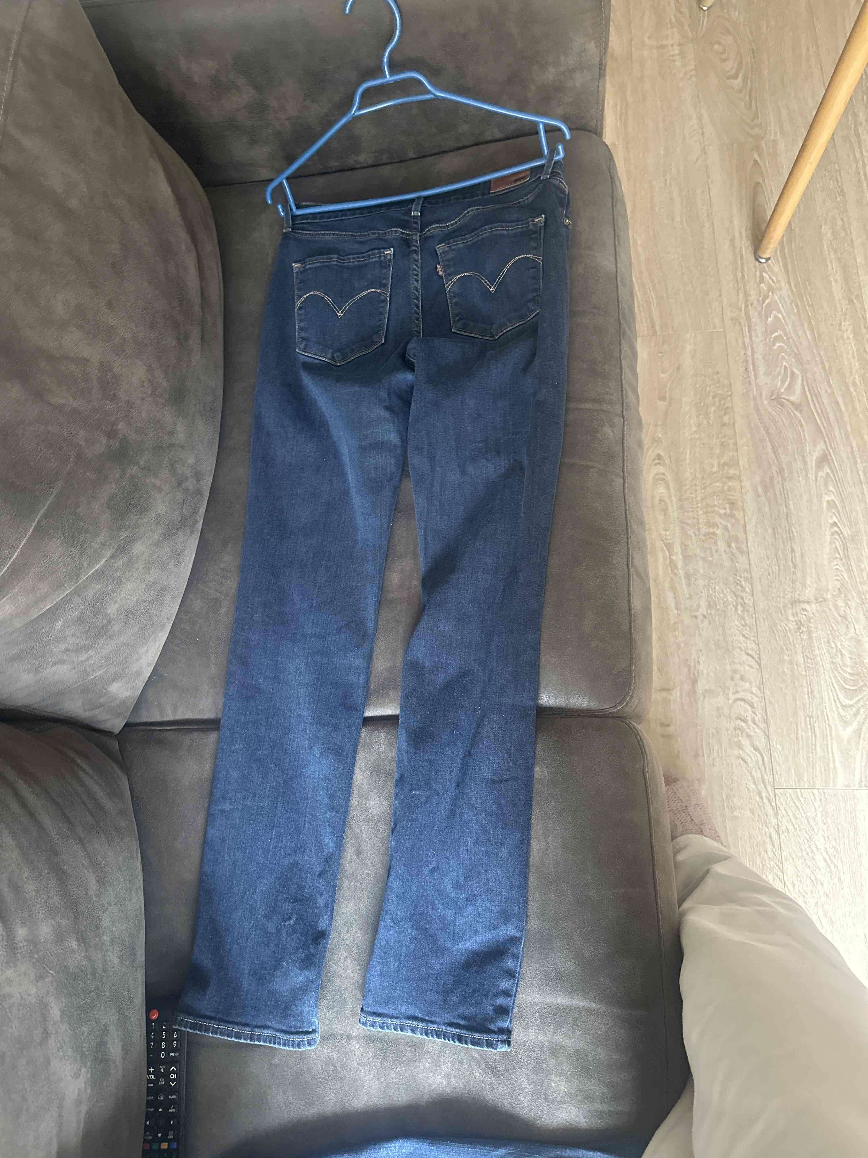 Jeans azul oscuro mujer - miniatura 2