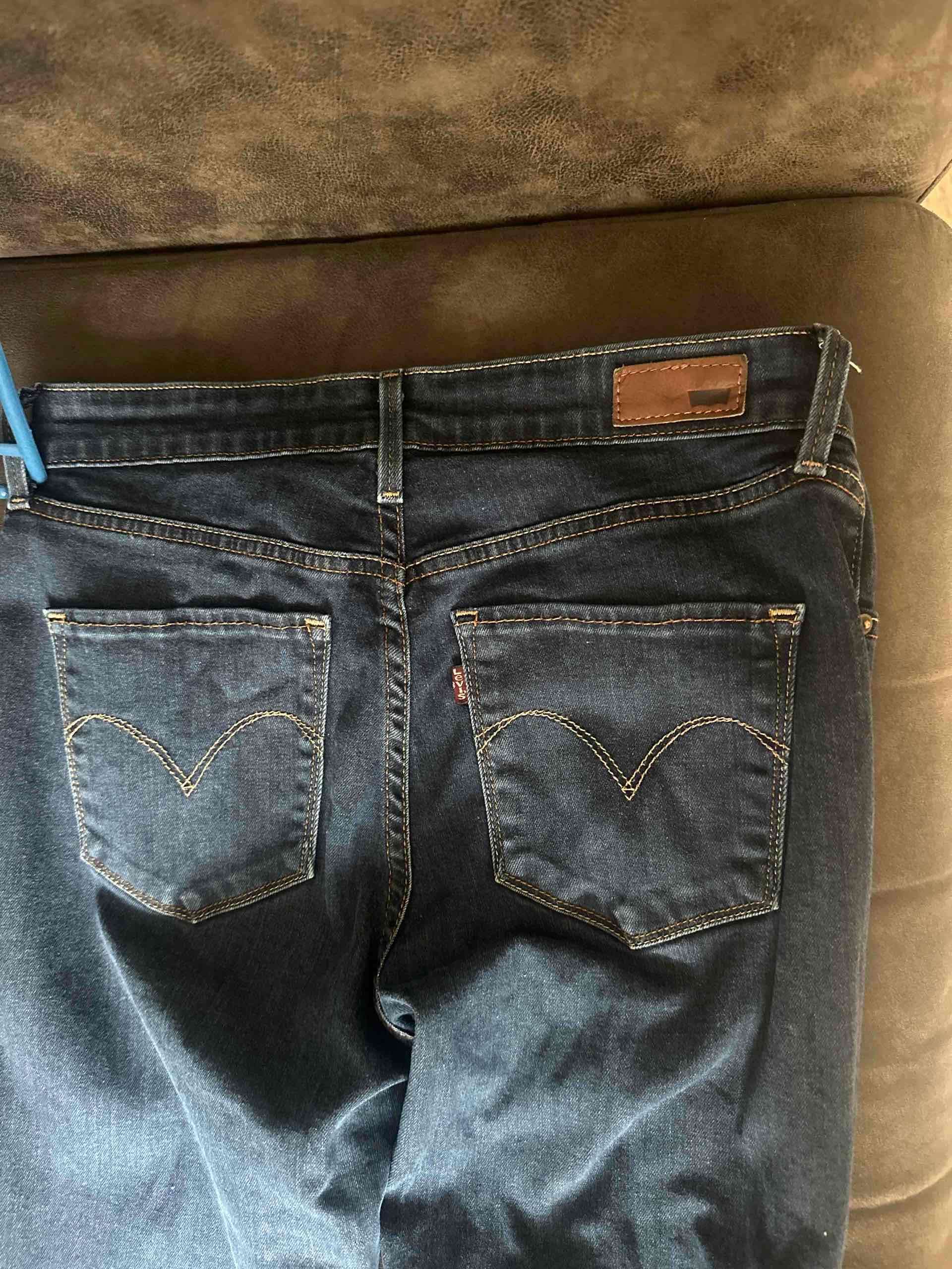 Jeans azul oscuro mujer - miniatura 3